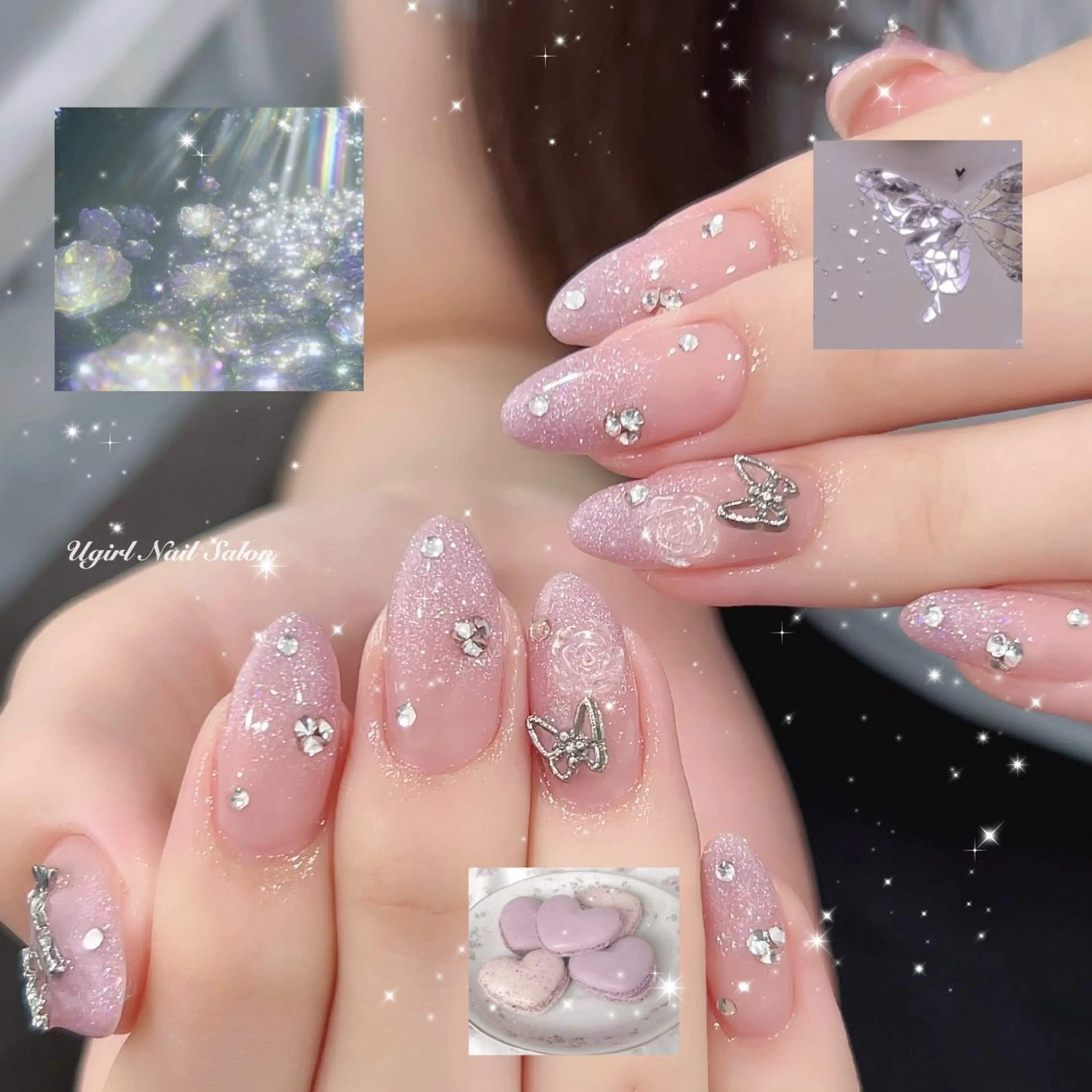 ネイル ハンドネイル 🪄Ugirl🎀 Midori🪽のネイルデザイン