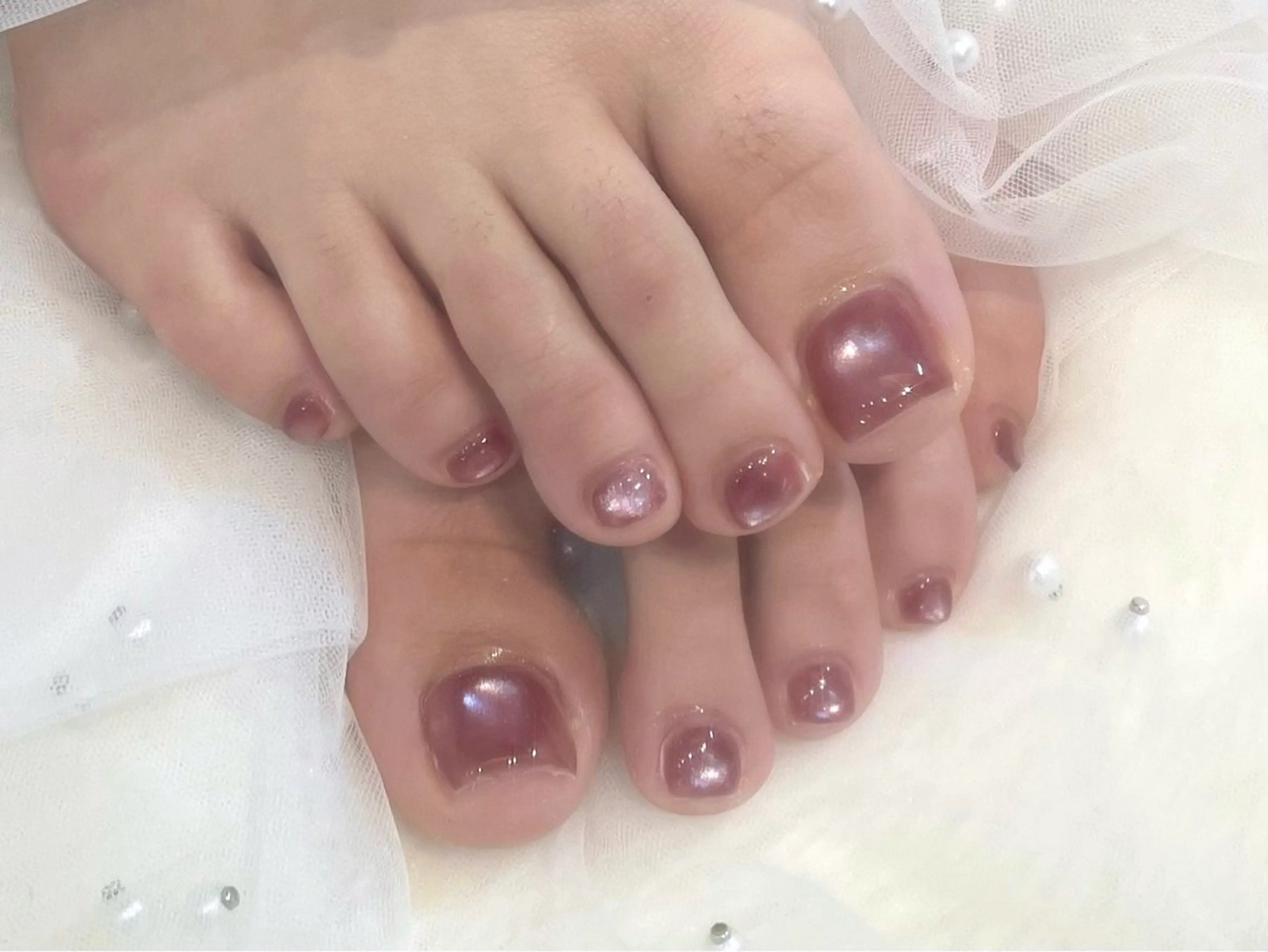 ネイル フットネイル マグネットネイル フットネイル ANDY💫 KANONのネイルデザイン