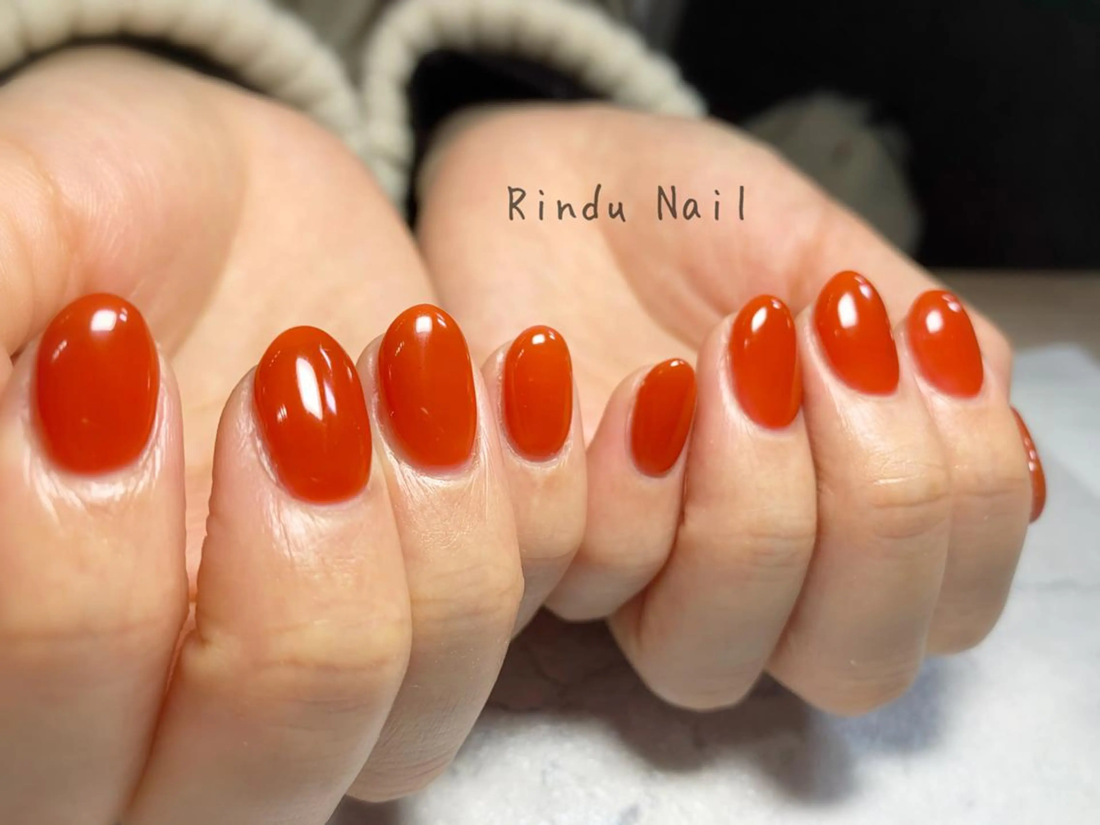 ネイル ワンカラーネイル Rindu Nail 名駅miniのネイルデザイン