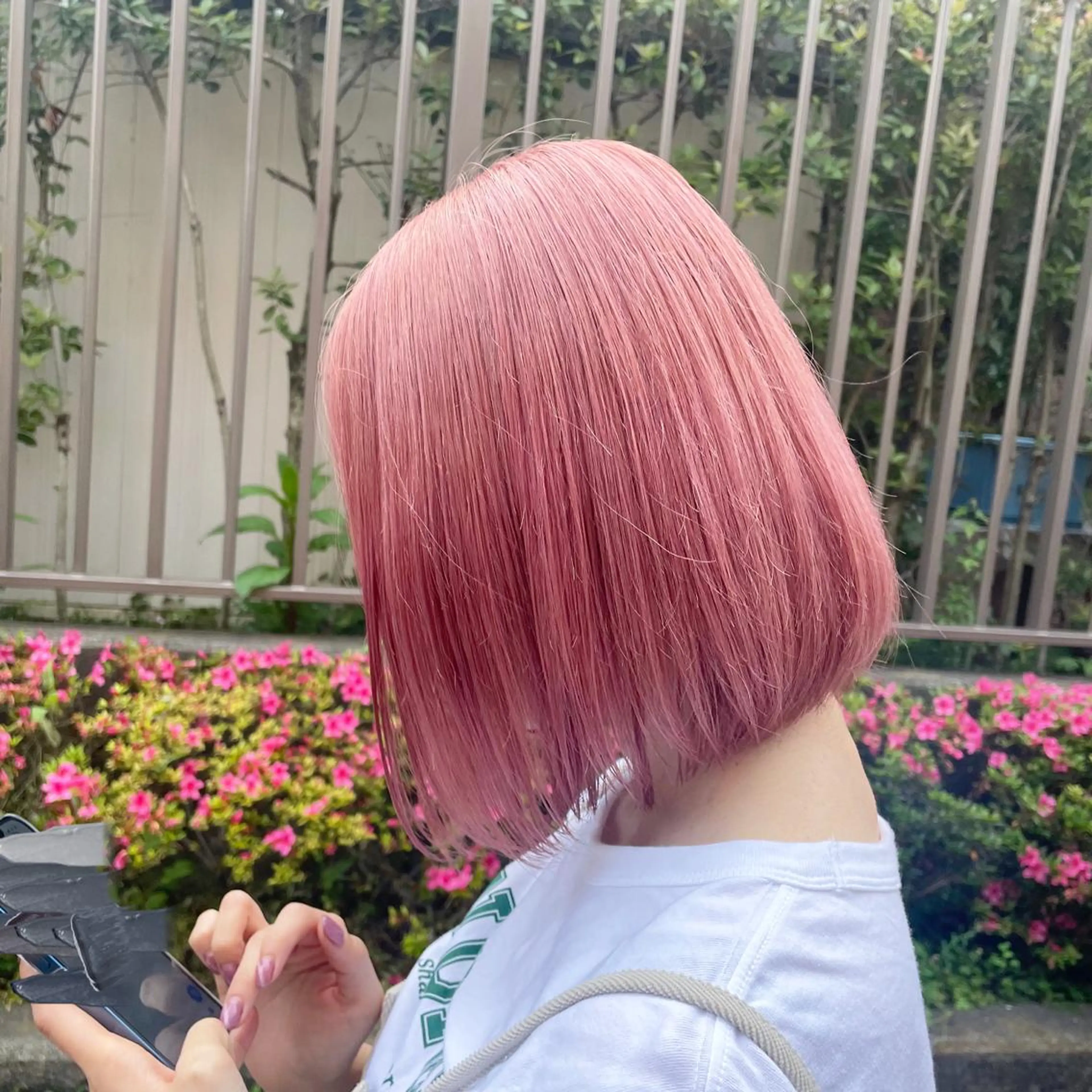 ミディアム カラー ブリーチ 🌷モテ髪推しカラー moe🐰🌷のヘアスタイル