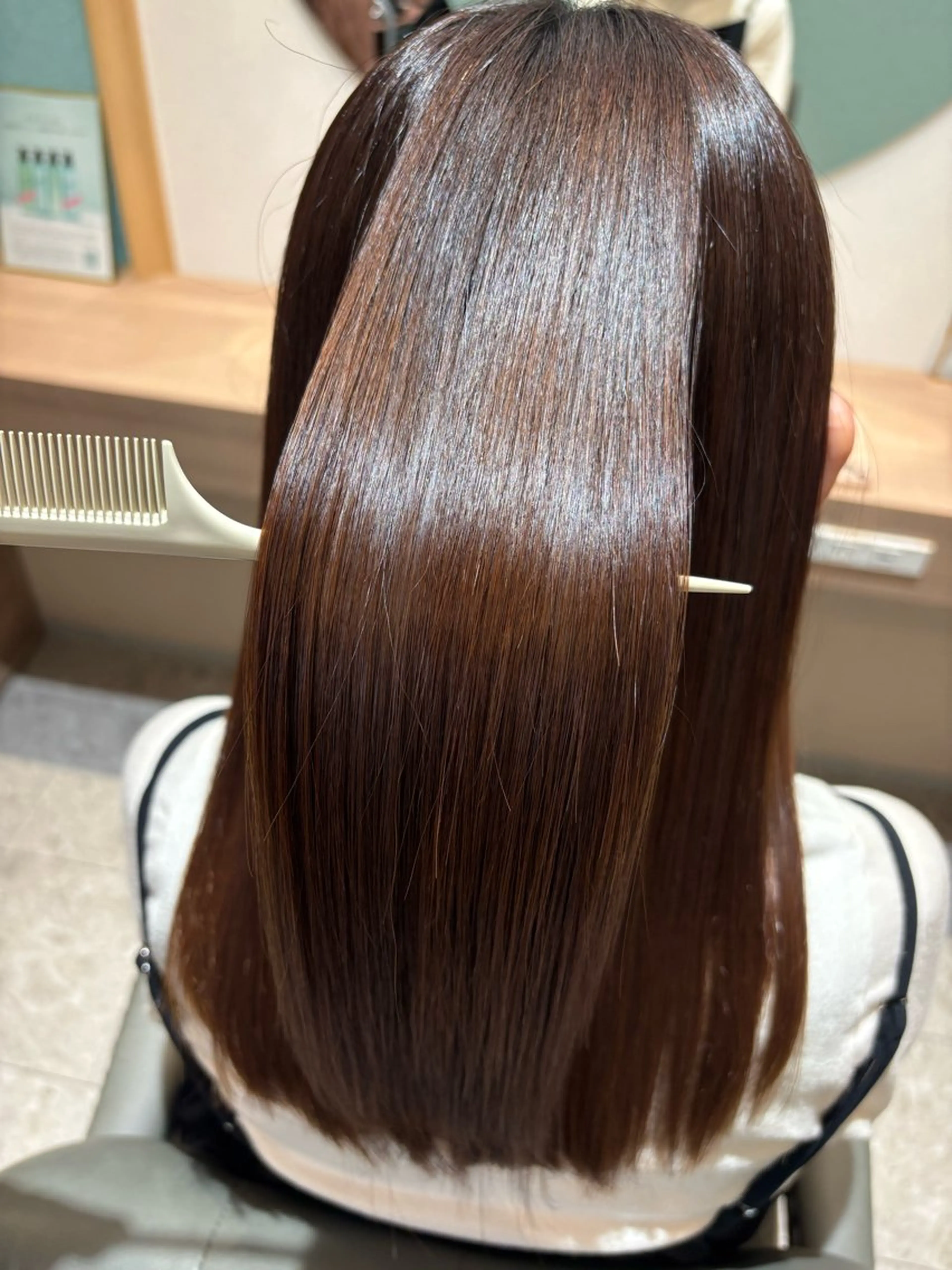 ロング 縮毛矯正 トリートメント 🌸 ꜱᴀɴᴀ 🌸のヘアスタイル