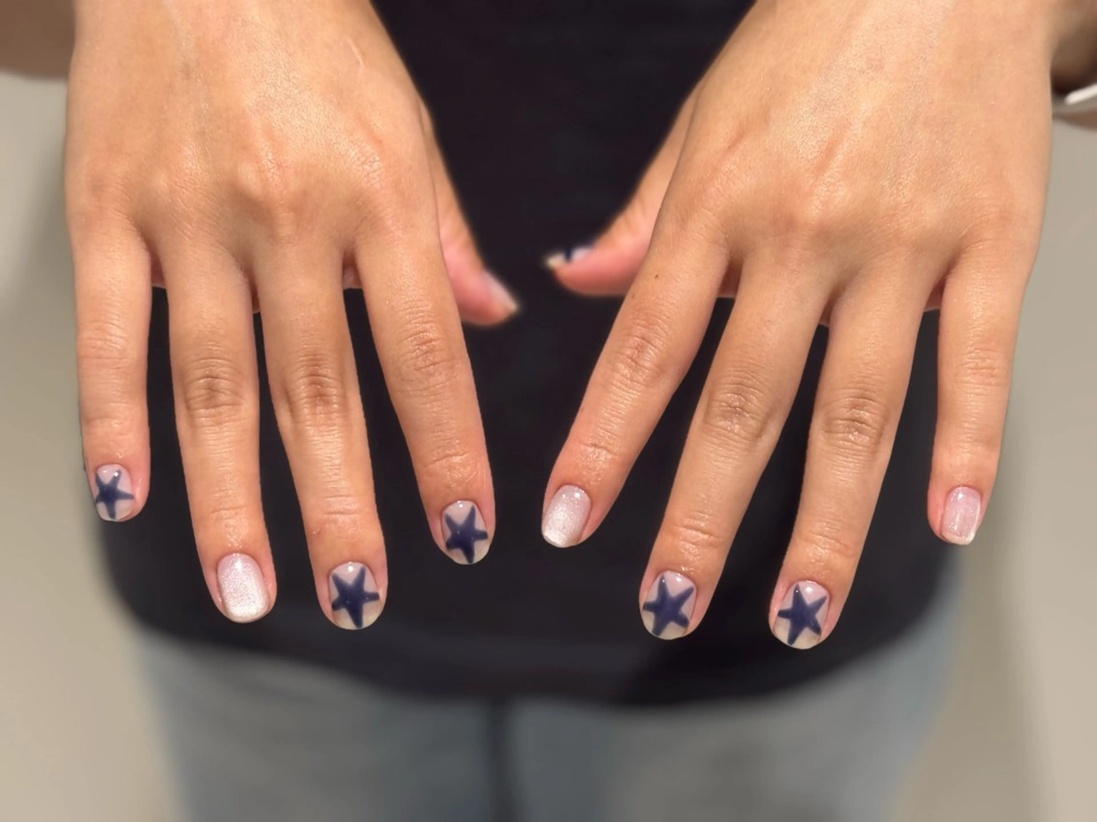 ネイル 韓国ネイル マグネットネイル ニュアンスネイル ハンドネイル ATELIE JULI所属・徳田 祥子のネイルデザイン