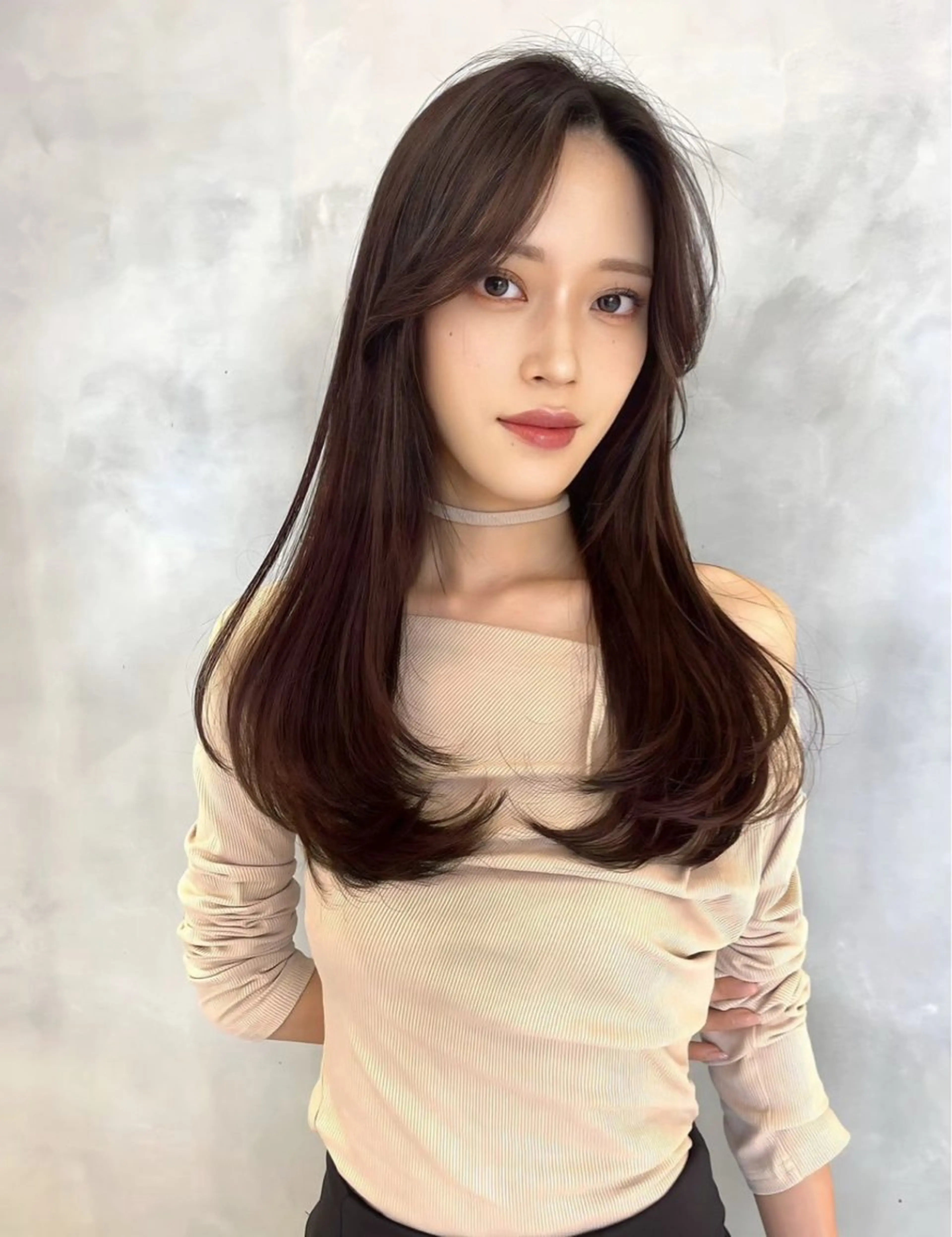 ロング カット 韓国レイヤー/ボブ 髪質改善/TAKAのヘアスタイル