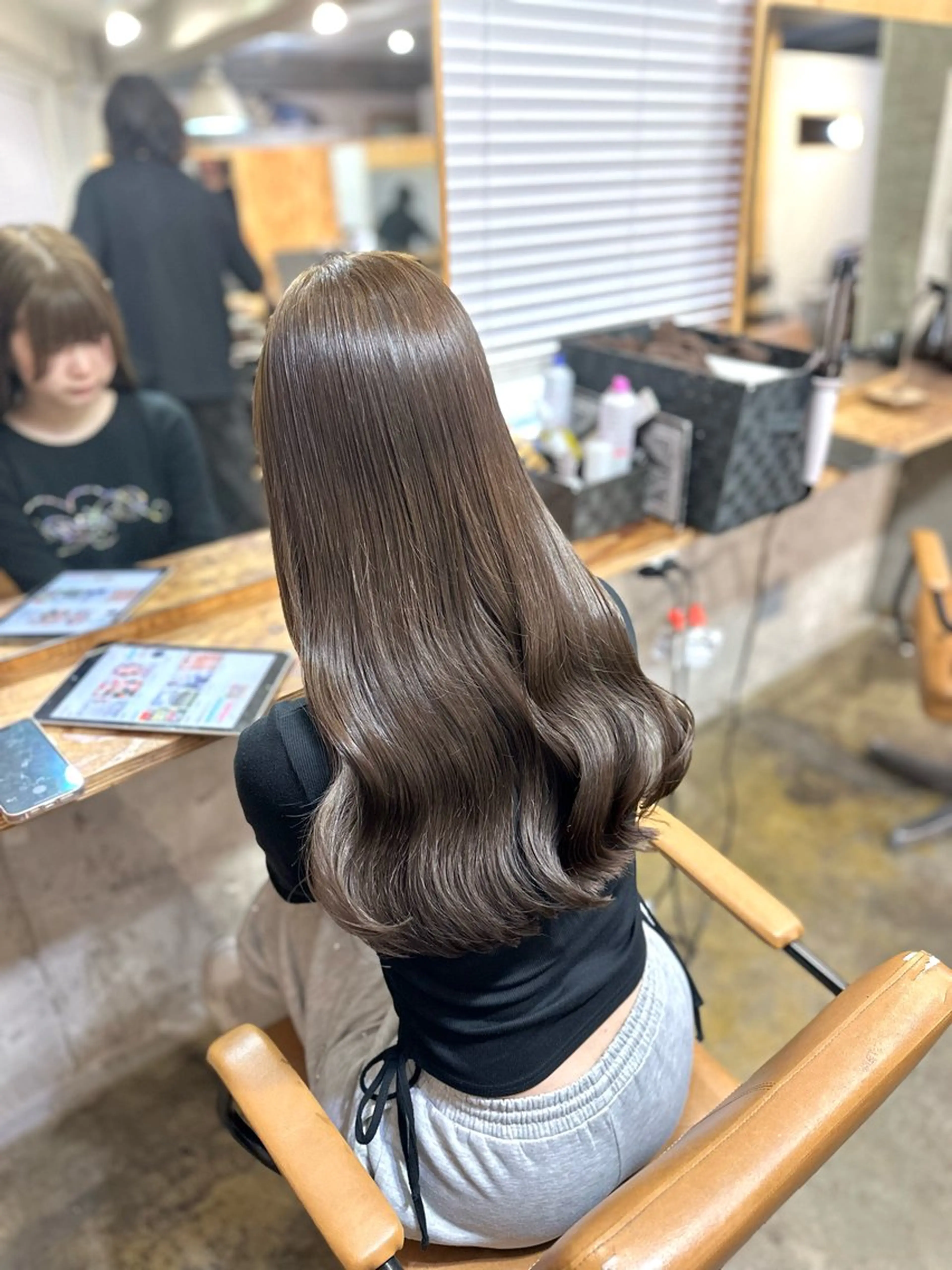 ロング カラー ヘアカラー トリートメント ︎︎カイ ミズキ 🐰𝜗𝜚のヘアスタイル