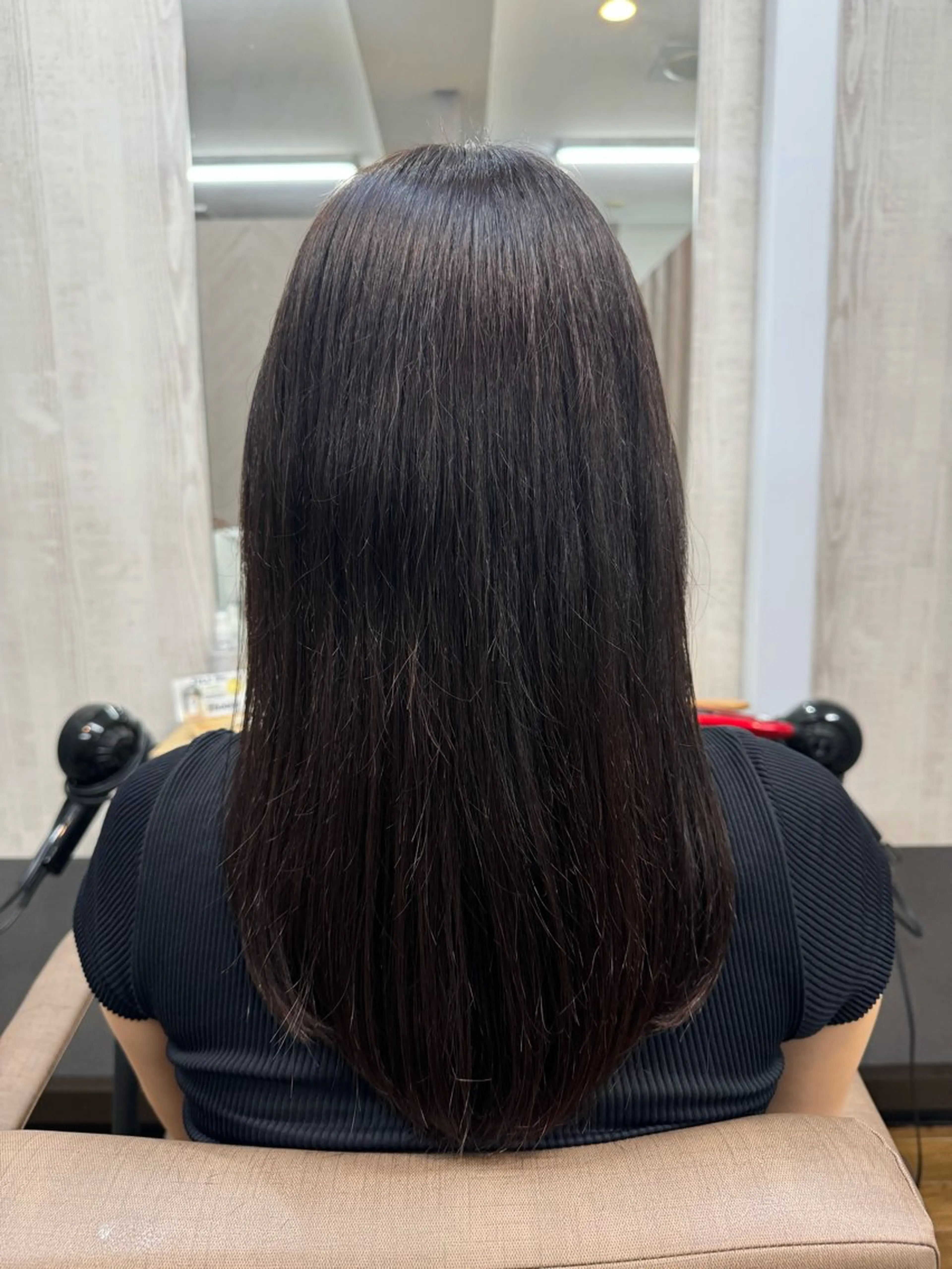 ロング カット 縮毛矯正 トリートメント TELA HAIR 稲毛店　千尋のヘアスタイル