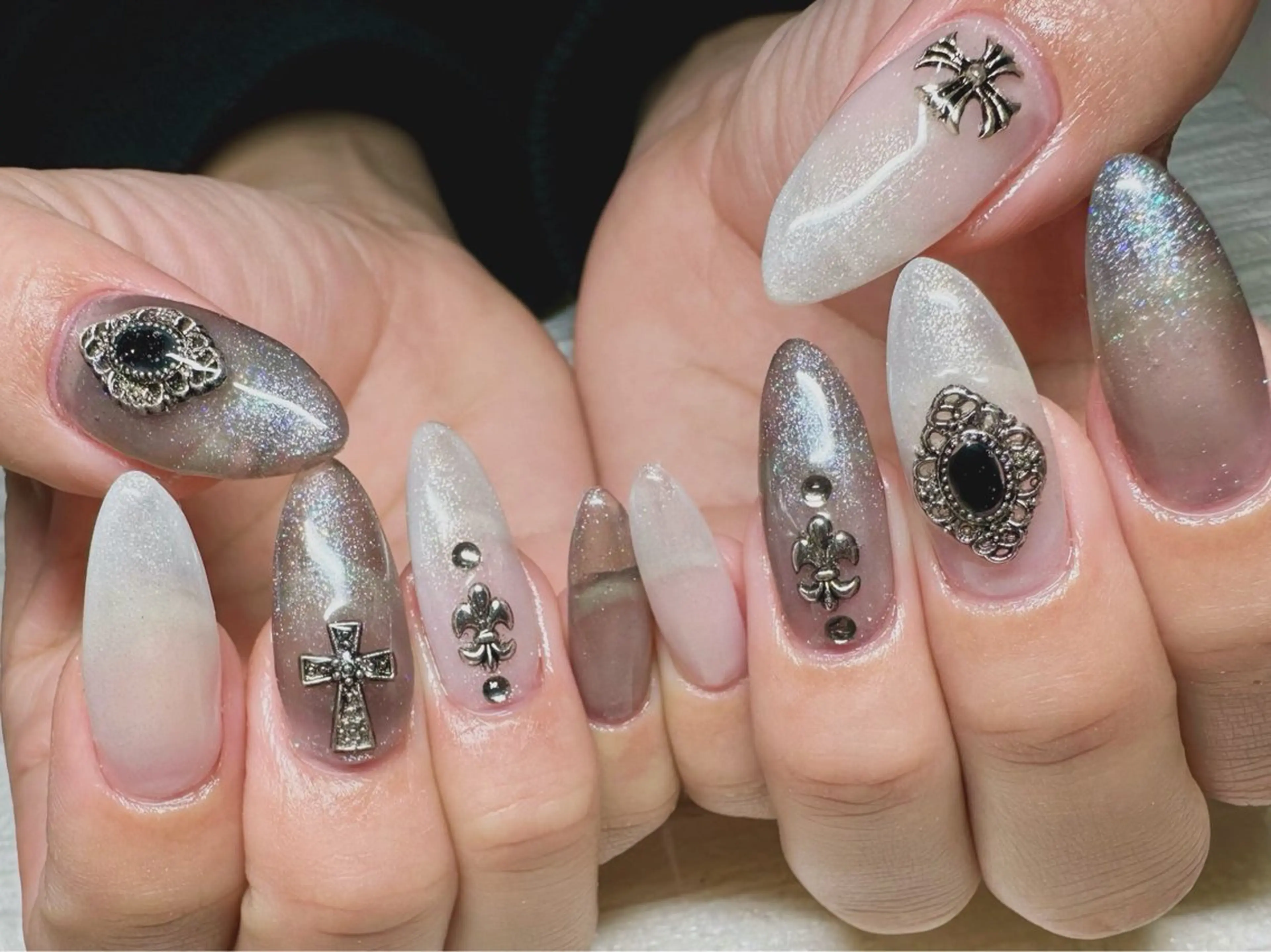 ネイル 長さ出し フットネイル Nail salon Modeのネイルデザイン