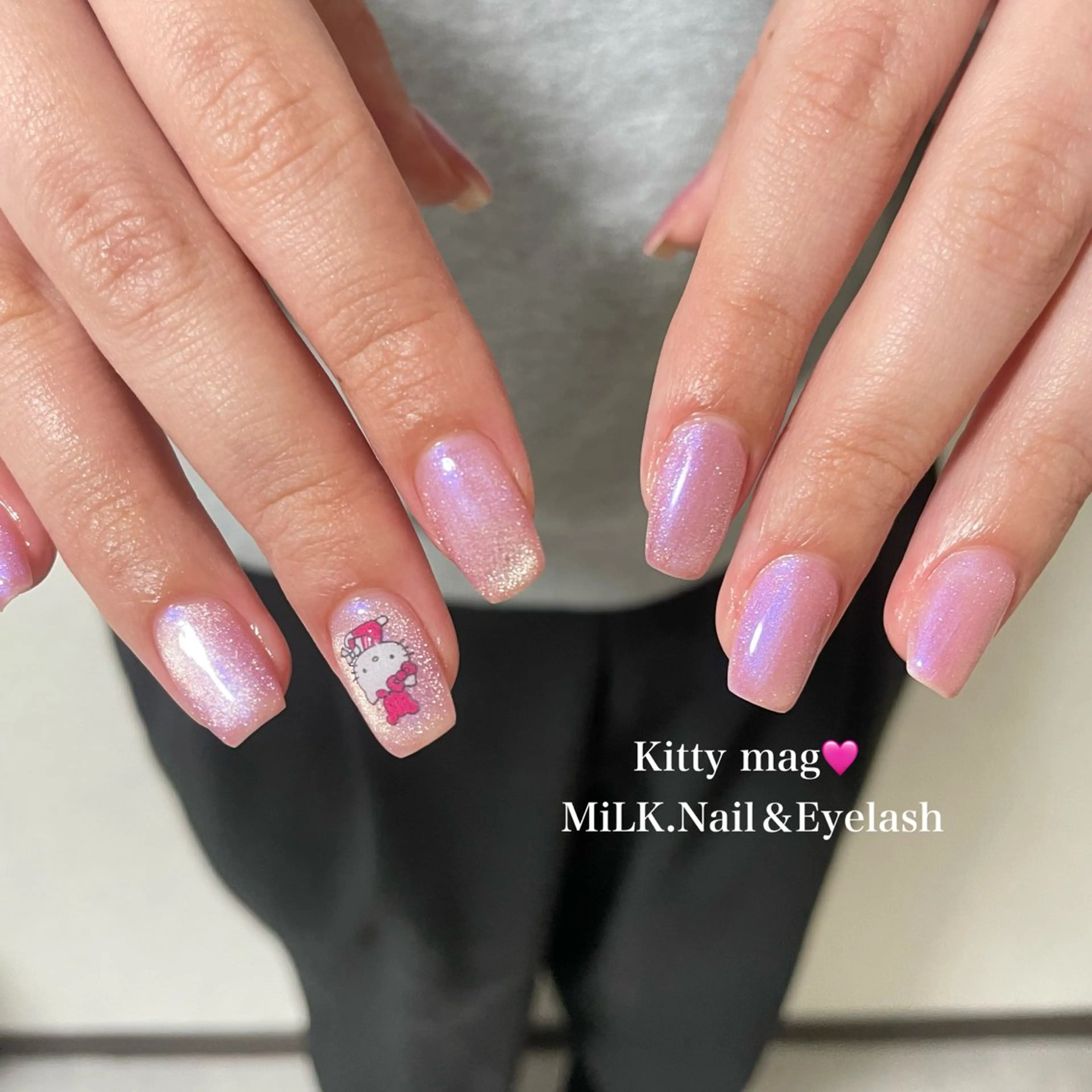 ネイル マグネットネイル ハンドネイル MiLK.   Nail&Eyelash所属・MiLK. wakaのマツエク・マツパデザイン