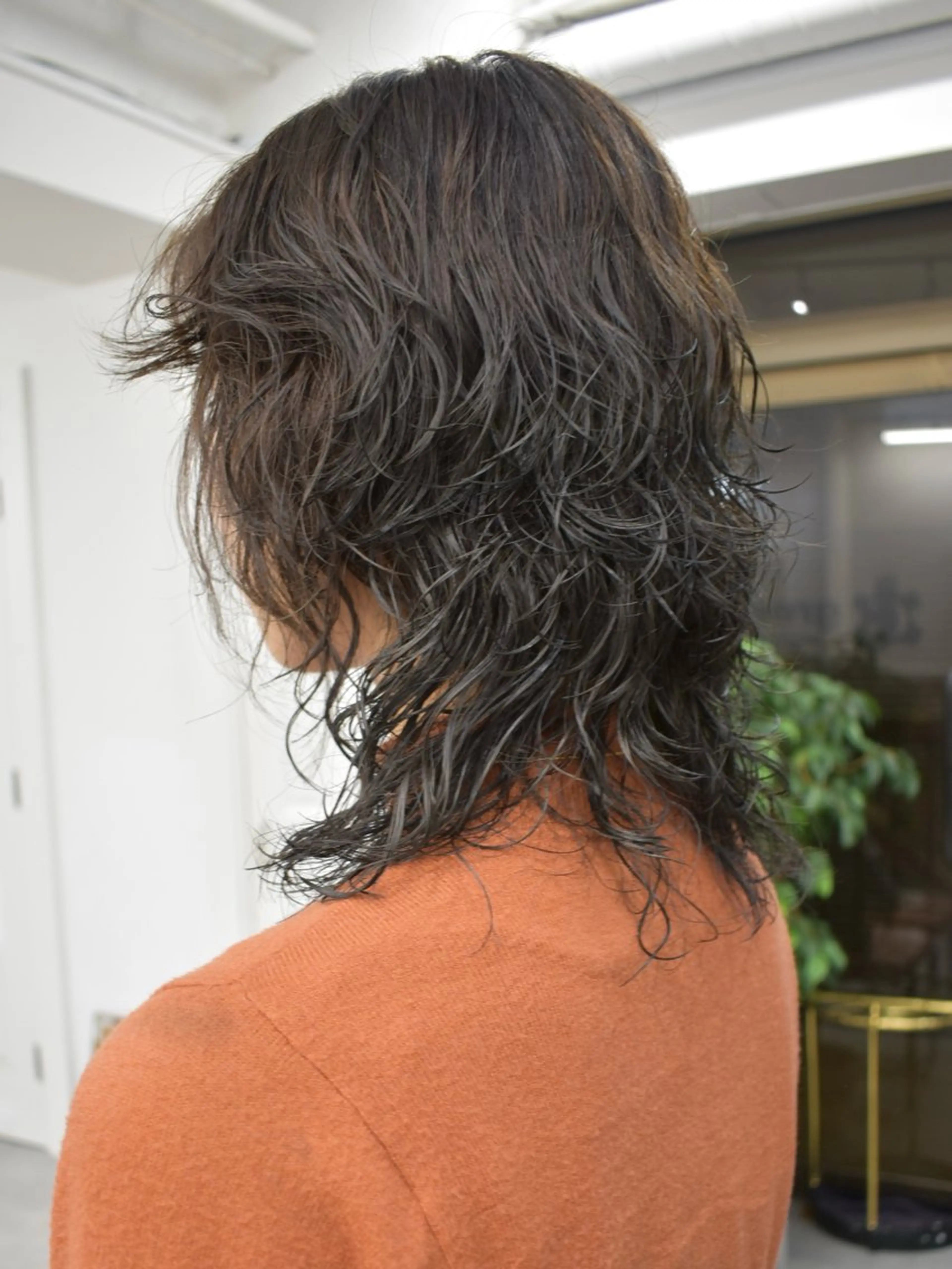 セミロング パーマ カット パーマ トリートメント レイヤーボブ/ 艶カラー/サナ🌼のヘアスタイル