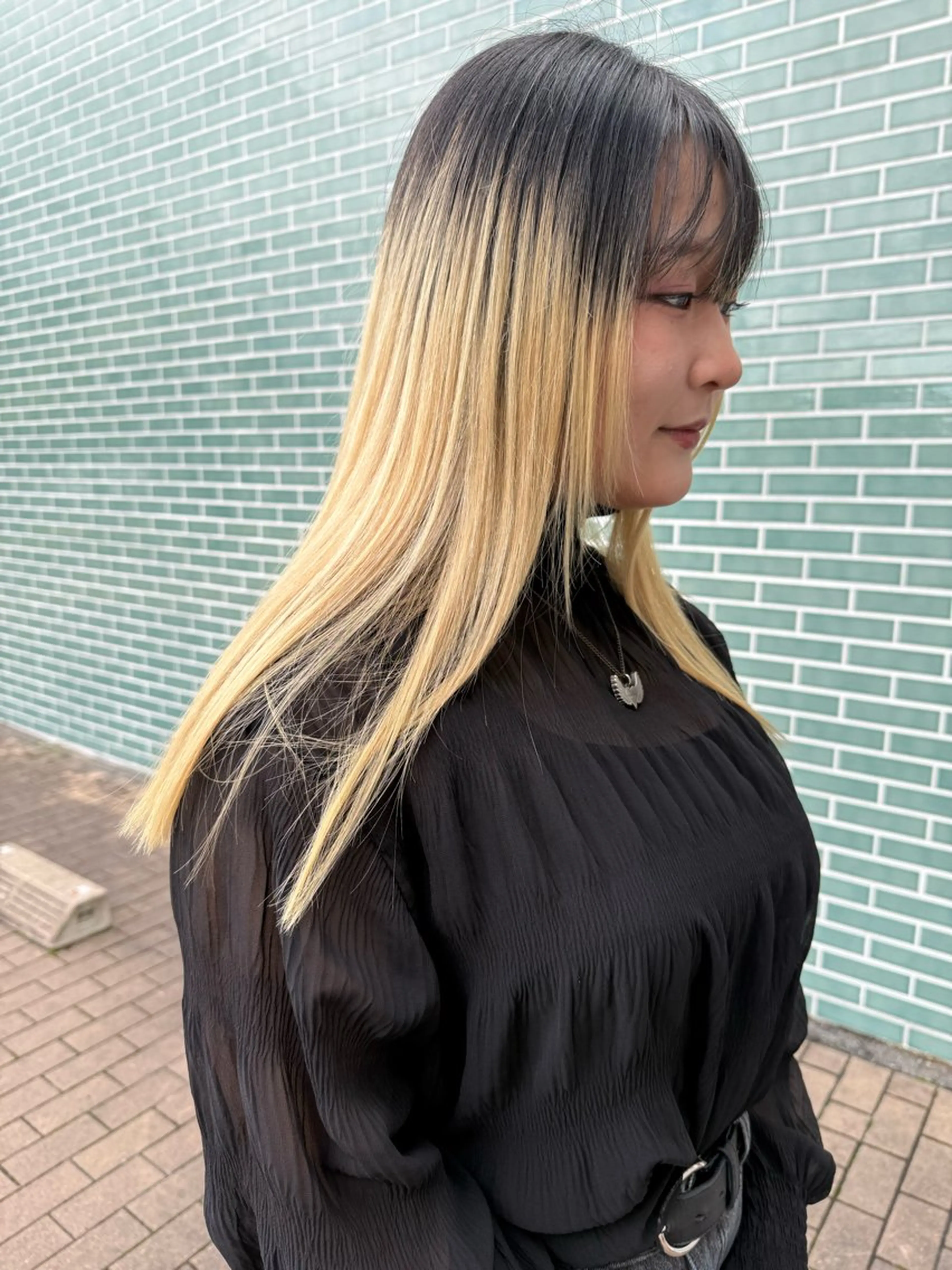 段カット「グラデーションorレイヤー」💕の写真