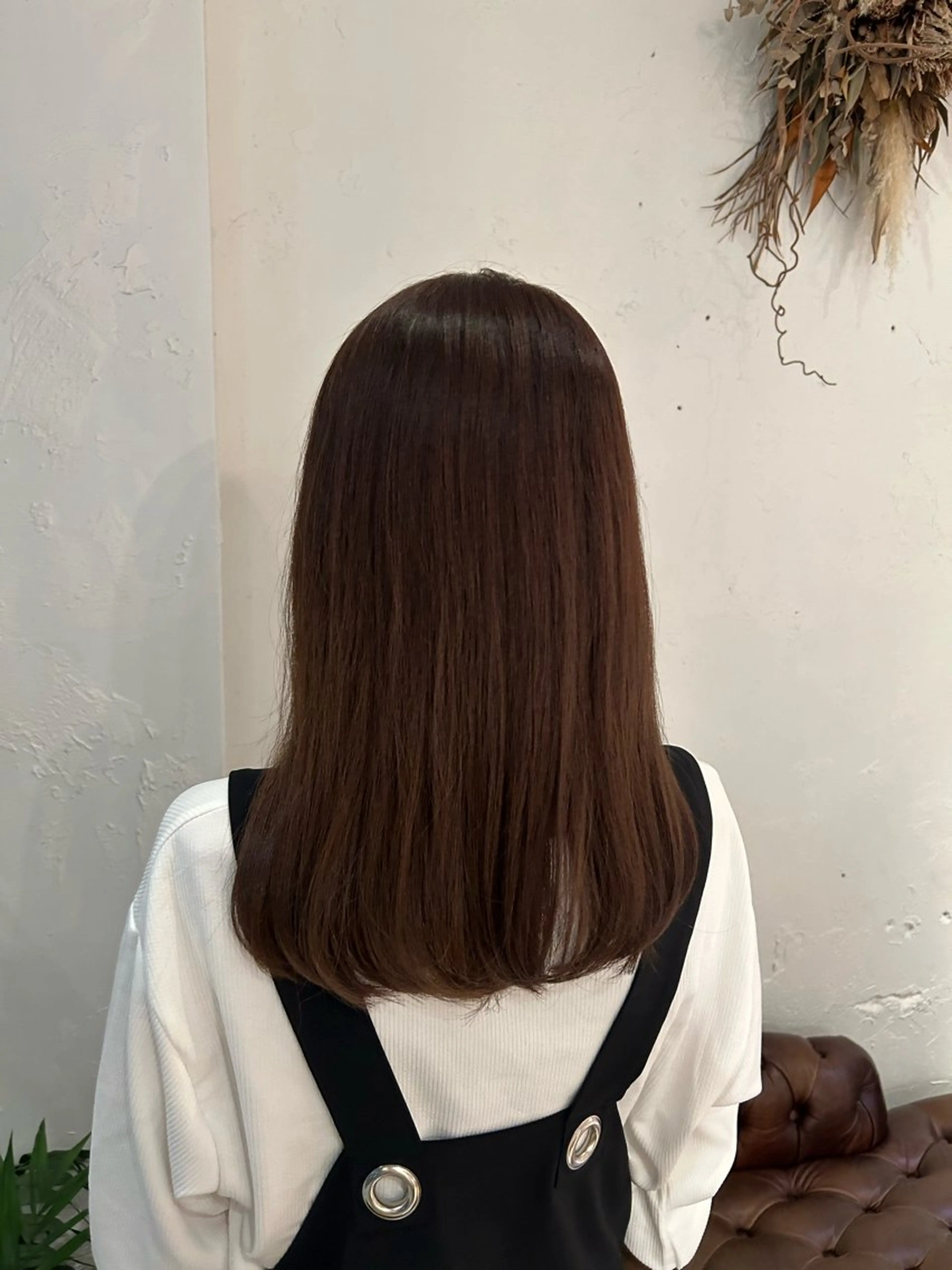 セミロング カラー バイオレットカラー 成田 智彩のヘアスタイル