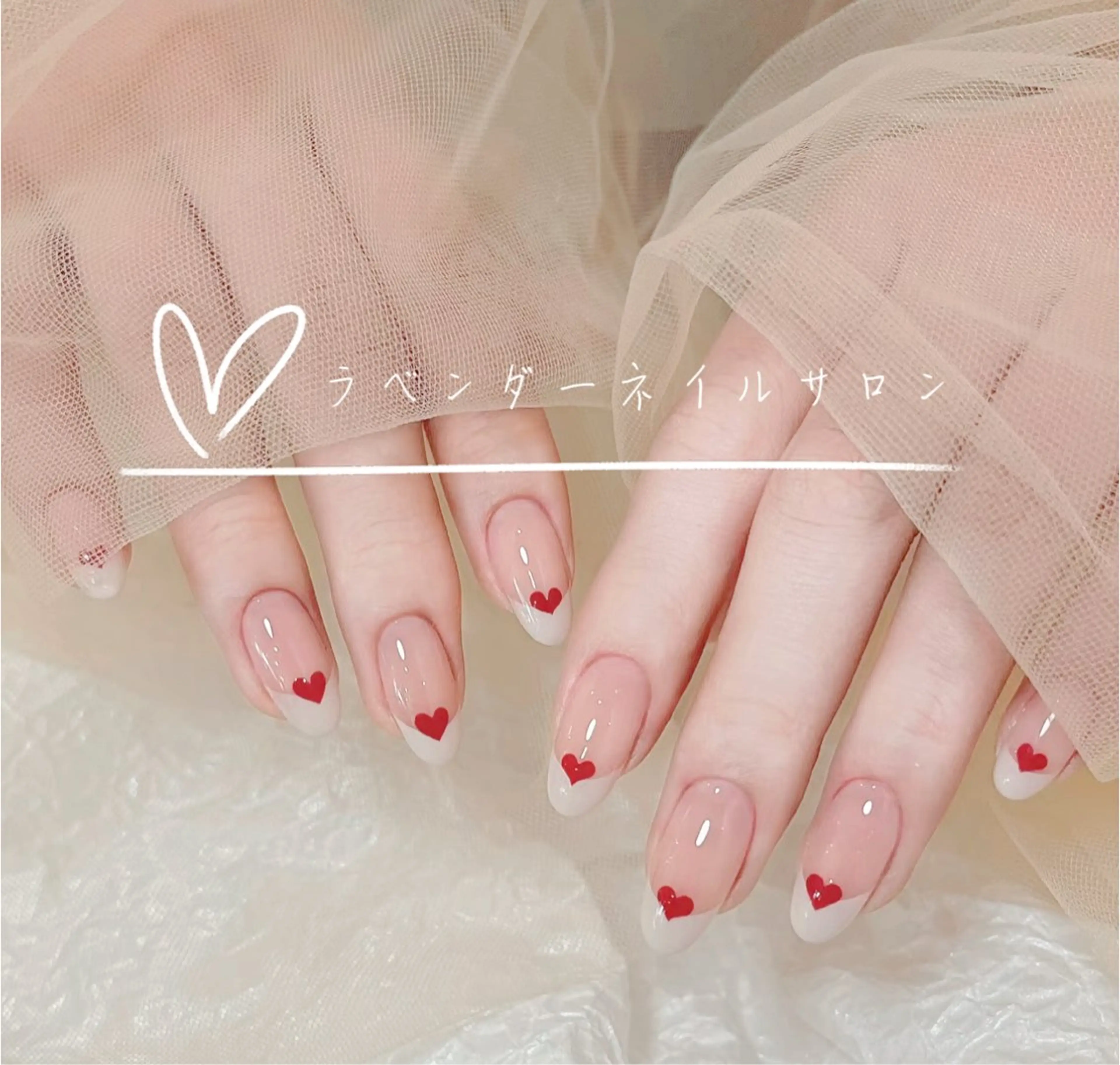 ネイル ハンドネイル ラベンダー💖日暮里 ルル💖ネイルのネイルデザイン