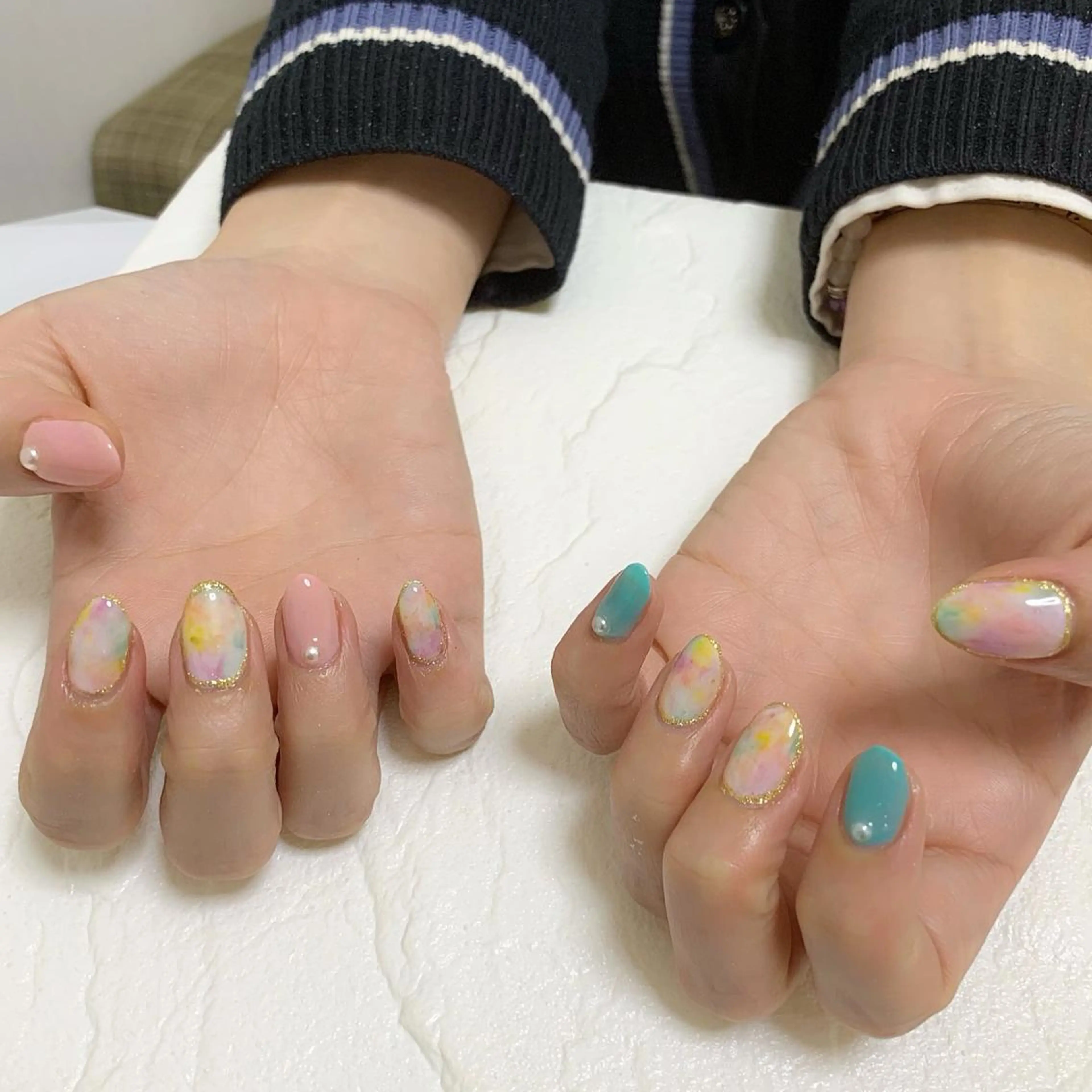 ネイル ハンドネイル フットネイル 竹本 愛のネイルデザイン