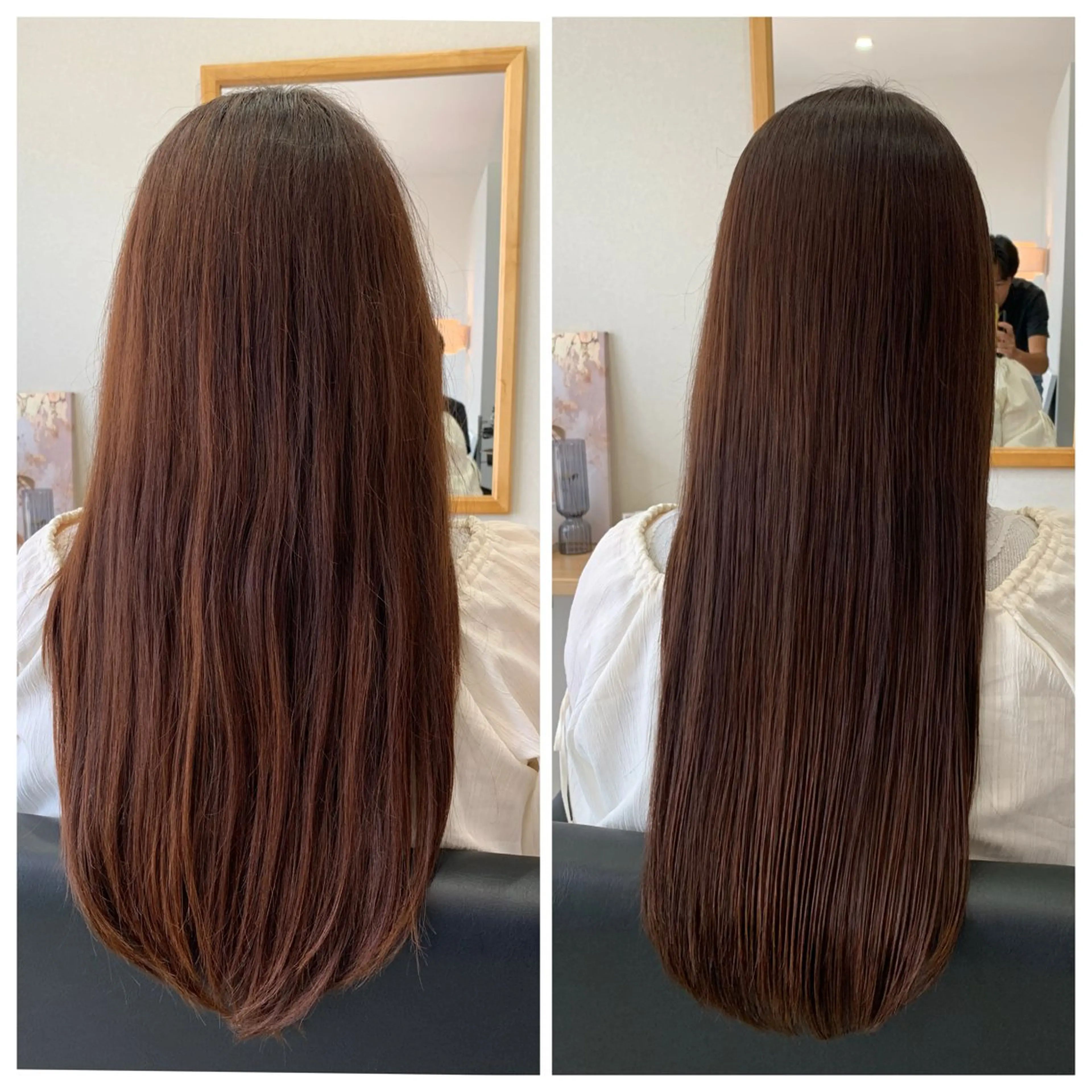 セミロング カット ヘアカラー 縮毛矯正 トリートメント en.【エン】所属・en.桐山 晃彦のヘアスタイル