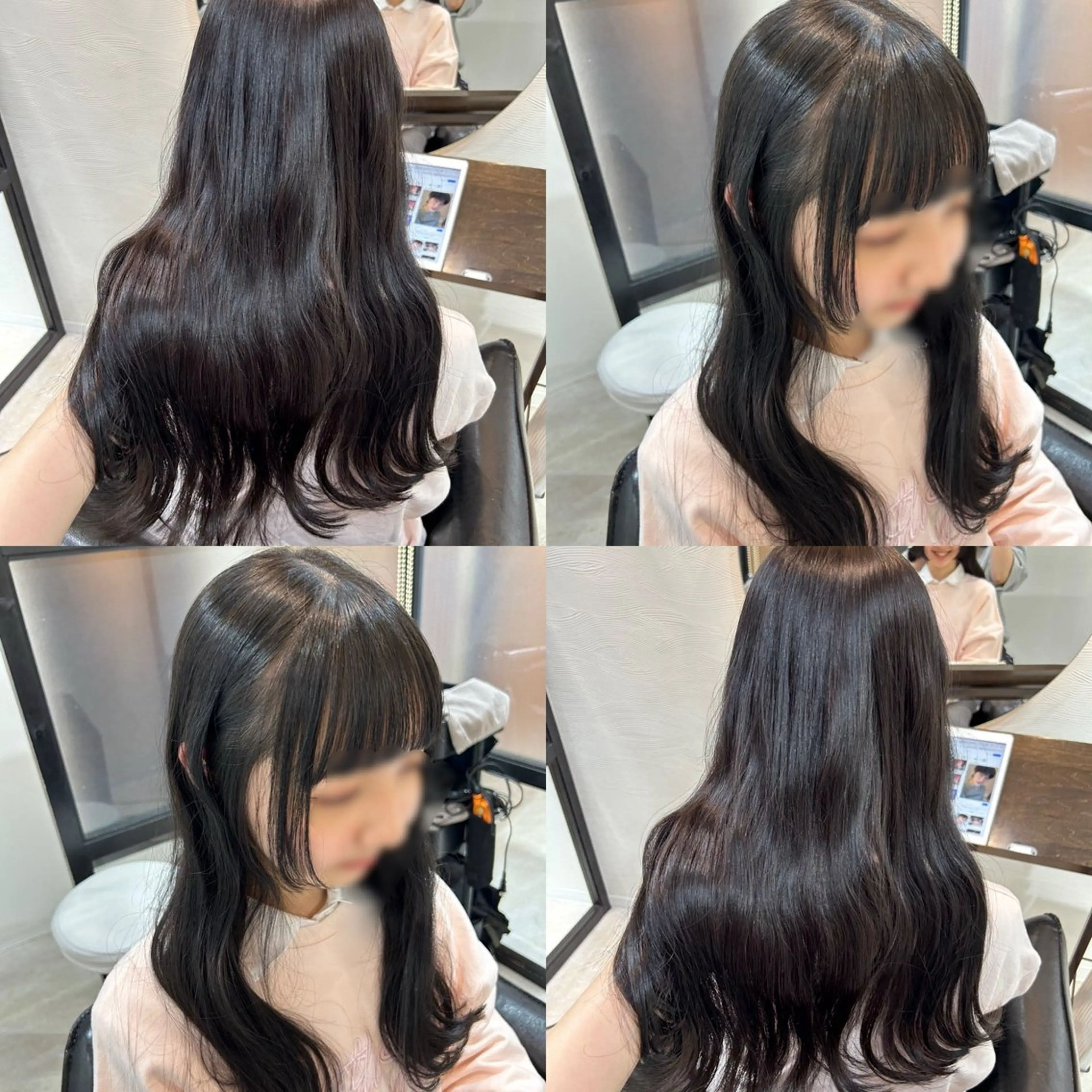ロング カラー 姫カット カット ヘアカラー トリートメント 🤍透明感/韓国風 🤍サクラギヒトミのヘアスタイル