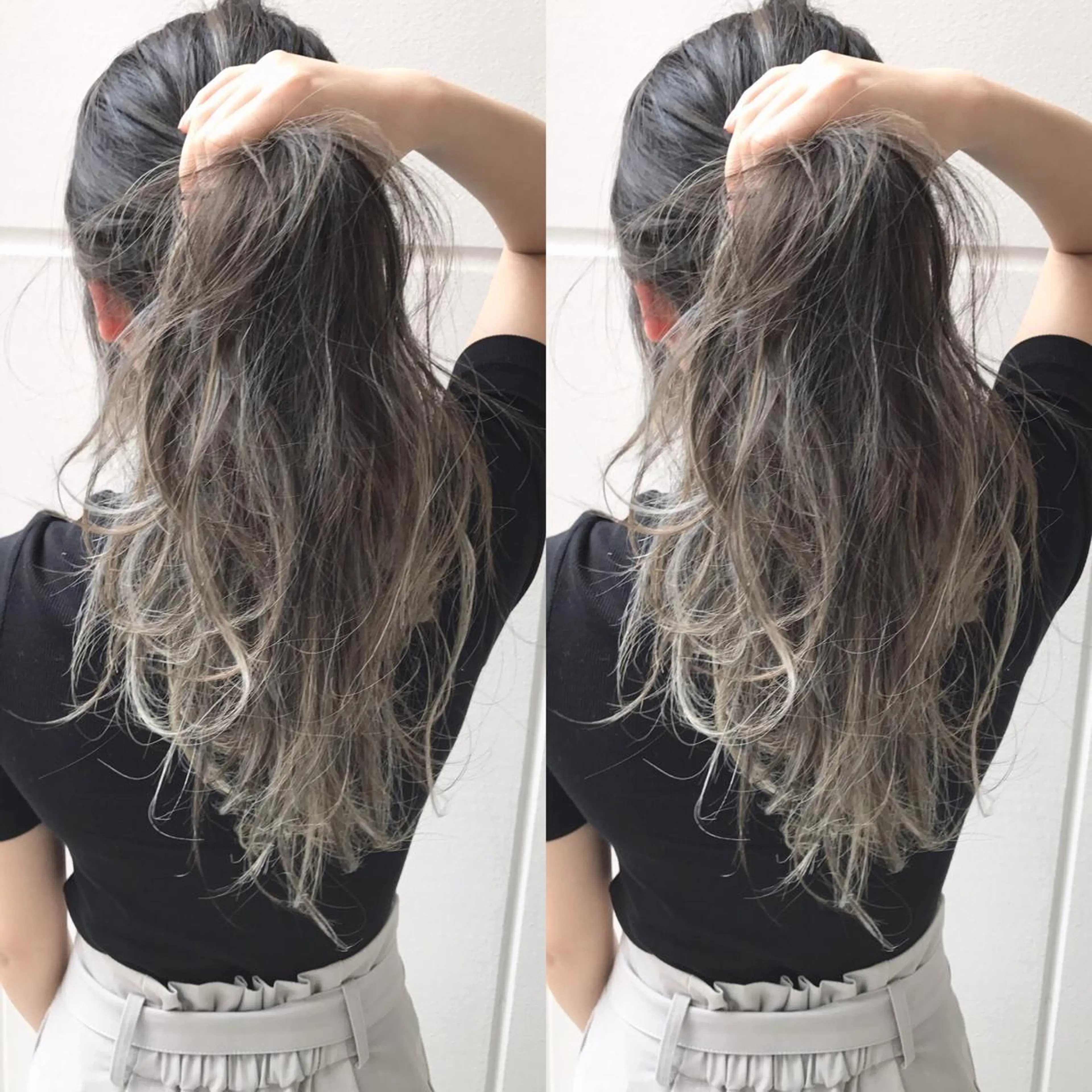 ロング カラー ヘアアレンジ ヘアカラー トリートメント BANK'S hair所属・💐ケラチン 髪質改善寺坂雄飛💐のヘアスタイル