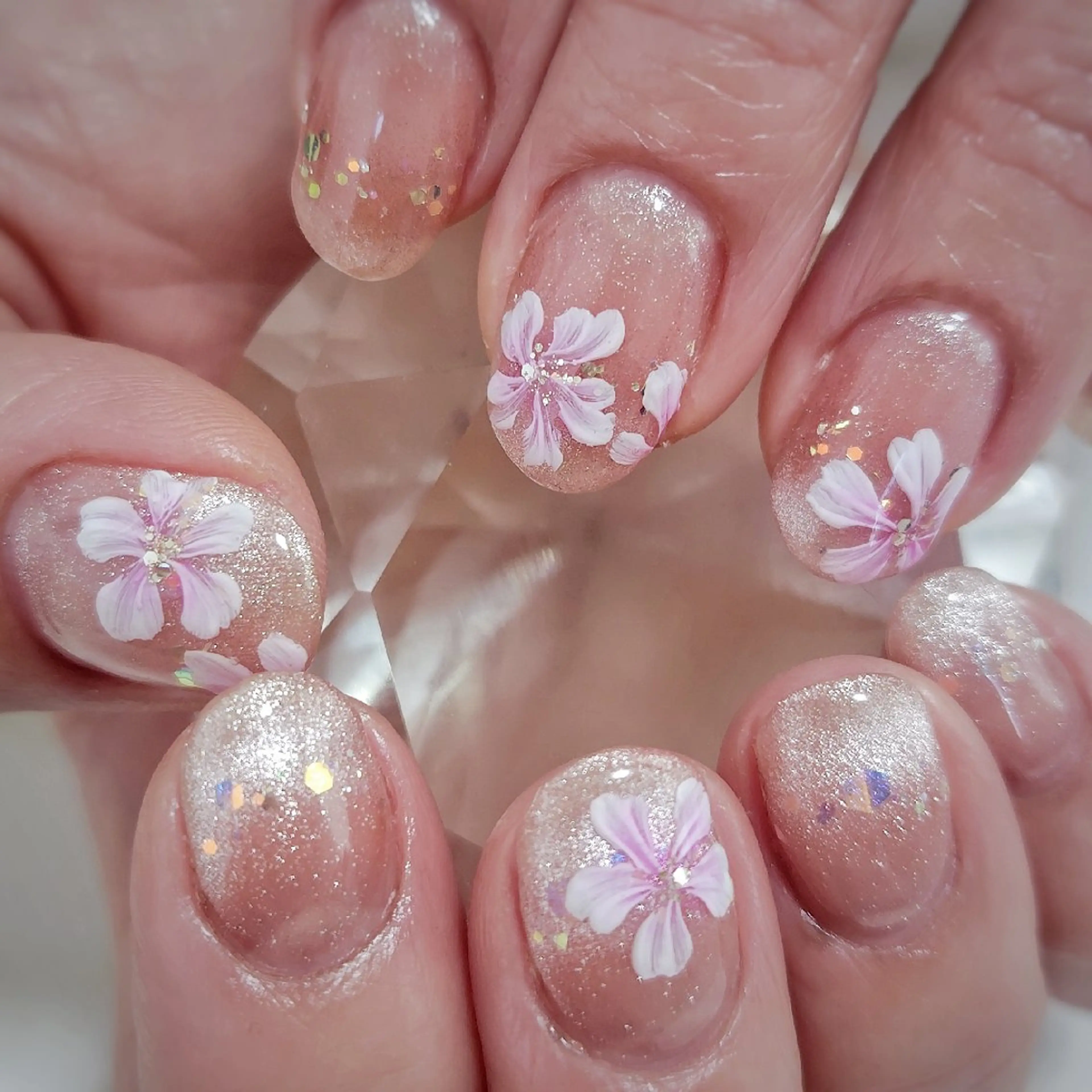 ネイル フラワーネイル ハンドネイル 池元 真由美のネイルデザイン