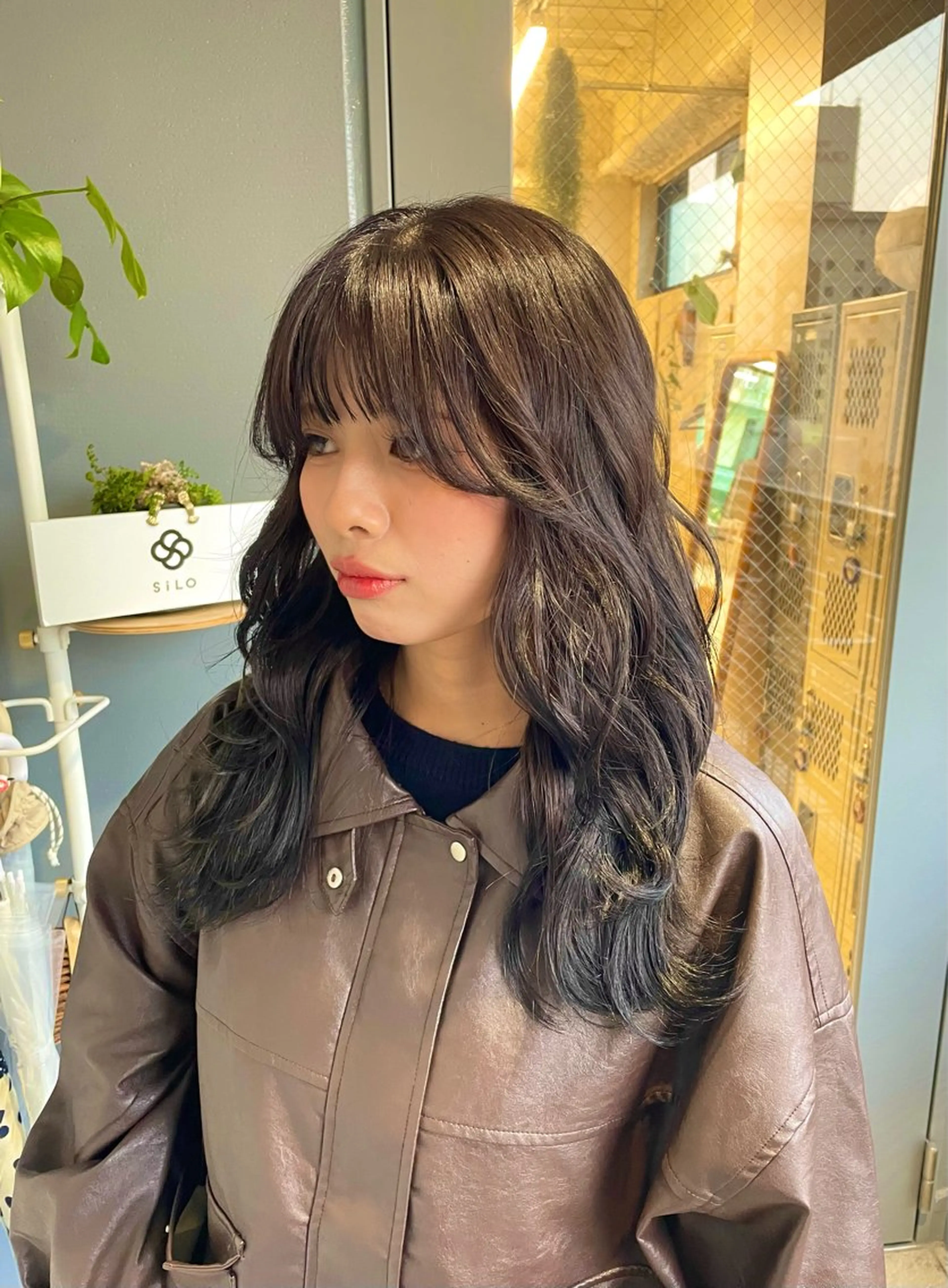 セミロング カラー ラベンダーカラー ヘアカラー トリートメント SiLO/ mahiroのヘアスタイル