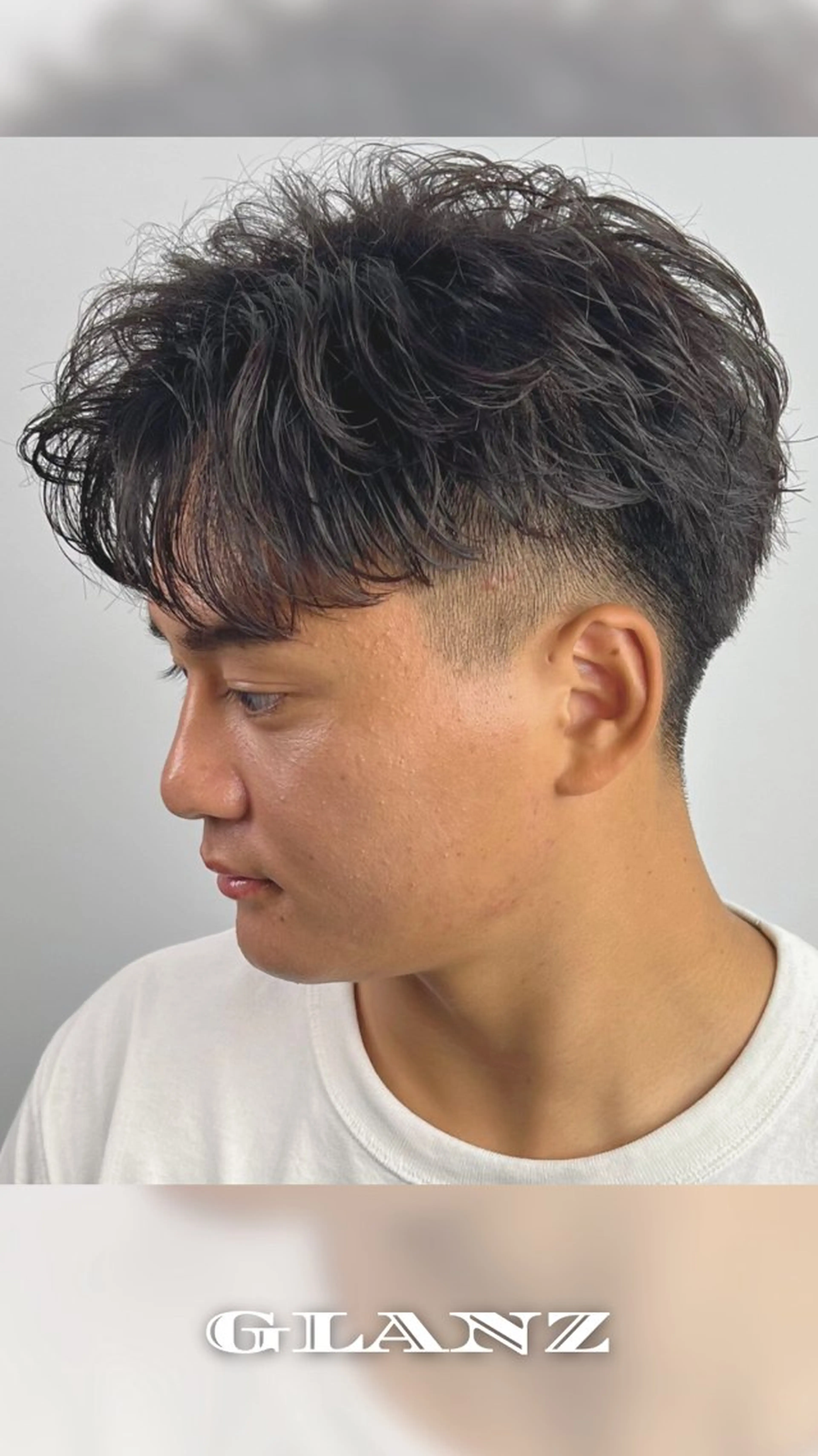メンズ カット パーマ GLANZ/メンズ カットモデル予約用のヘアスタイル