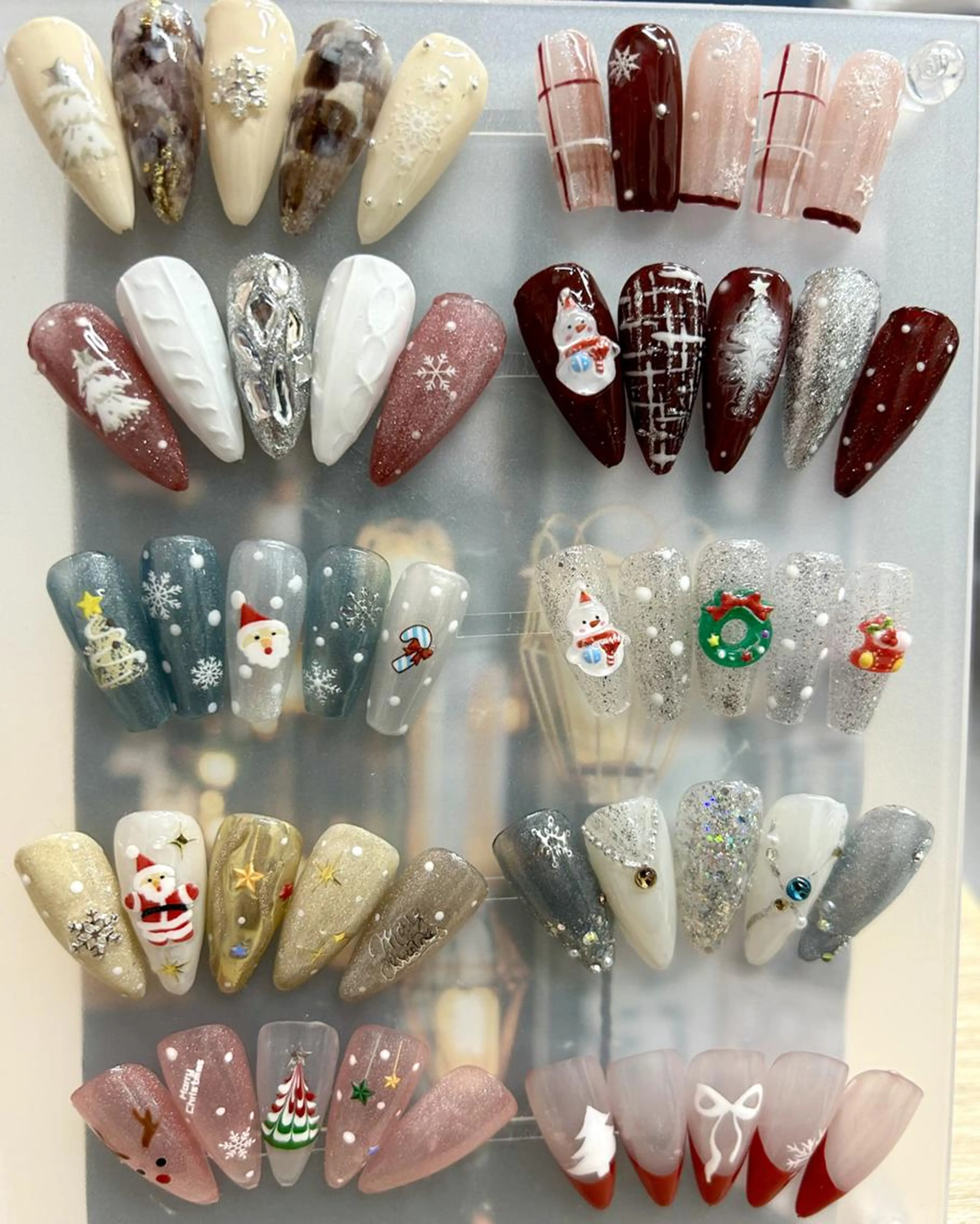 クリスマス限定デザインの写真