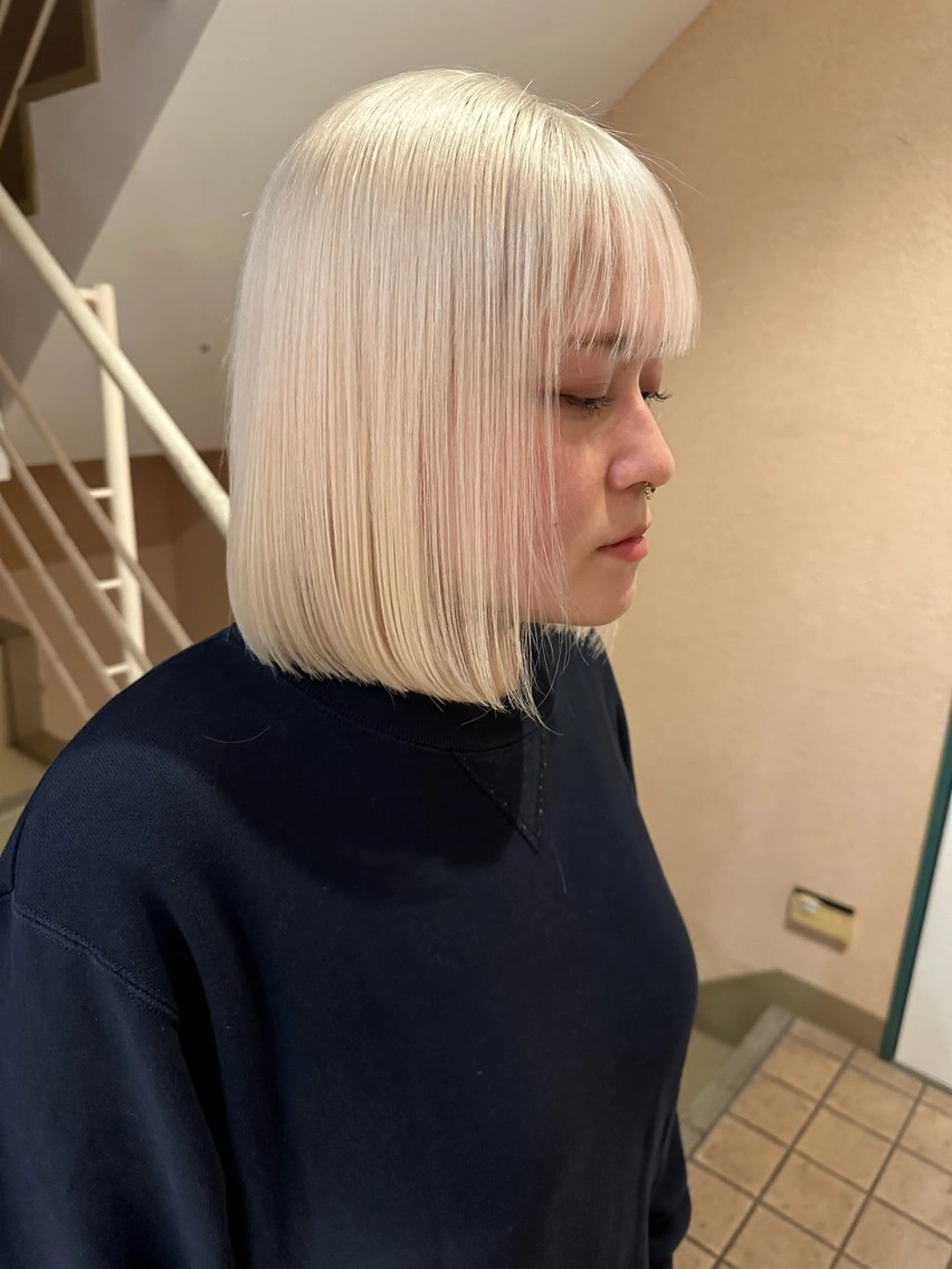 ミディアム ヘアカラー 🍇透明感カラー/ カットひかる🍒のヘアスタイル