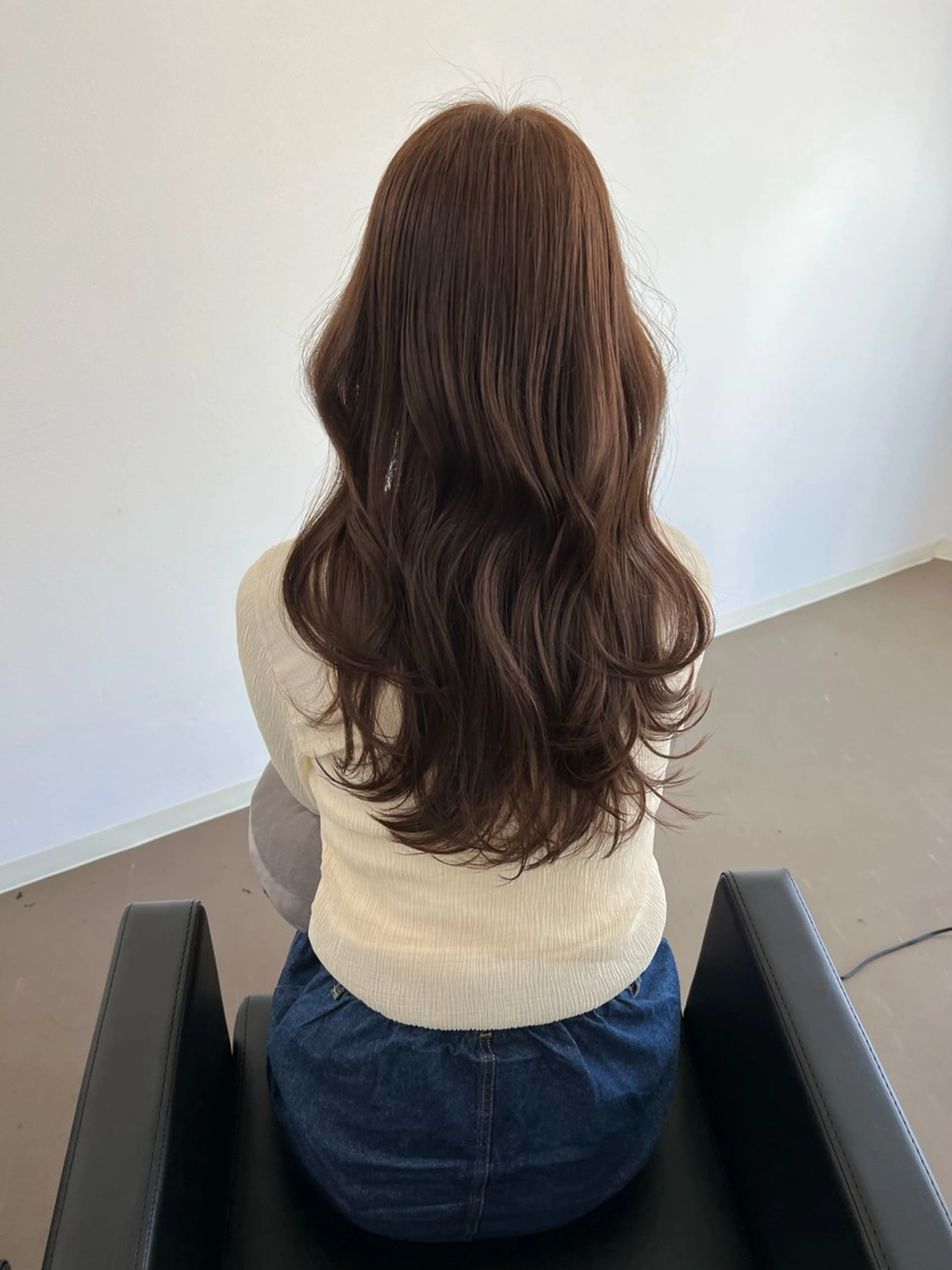 ロング 川元 春奈のヘアスタイル