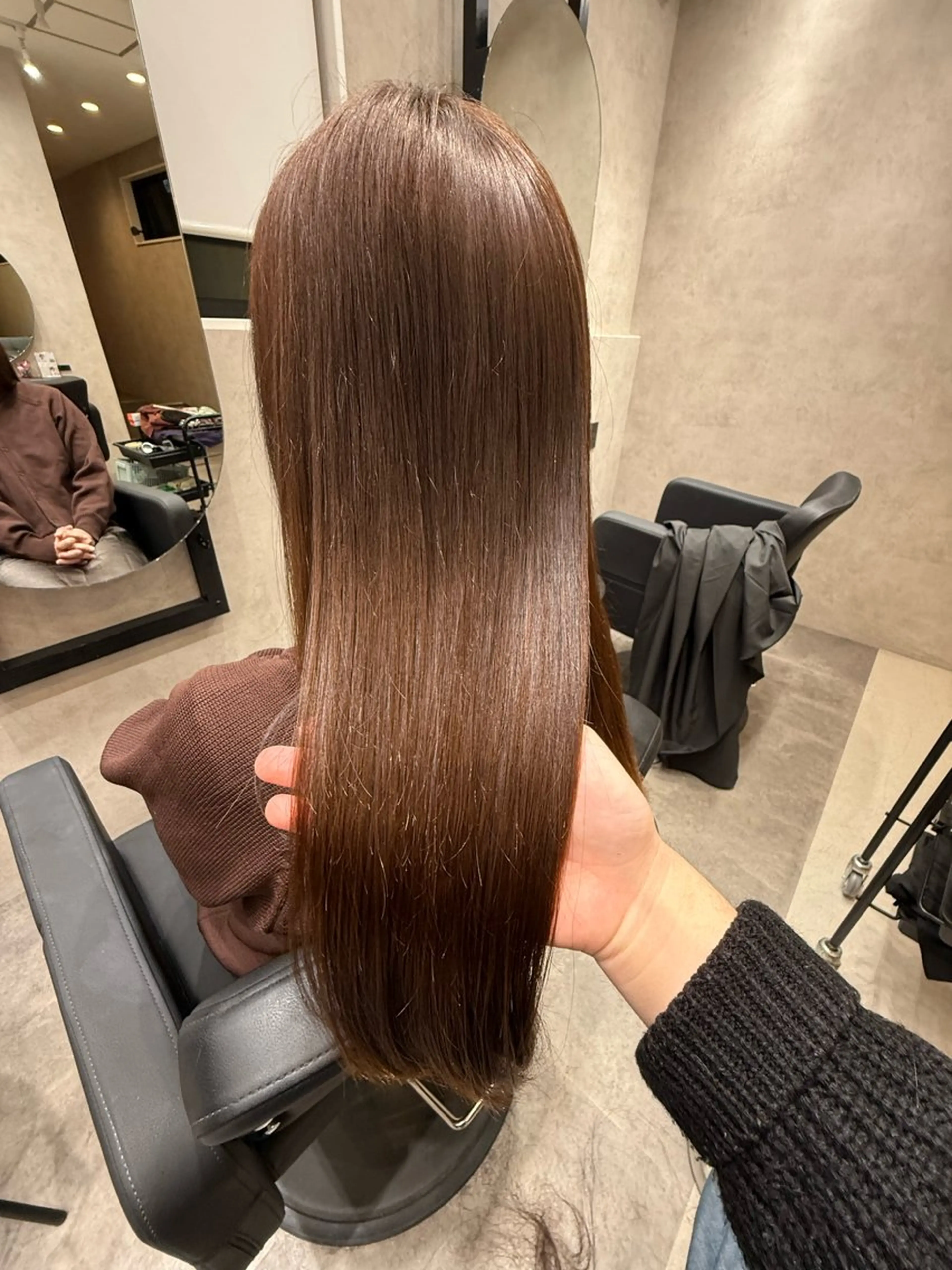 ミディアム カット ヘアカラー トリートメント 森本峻介 ボブ/透明感カラーのヘアスタイル