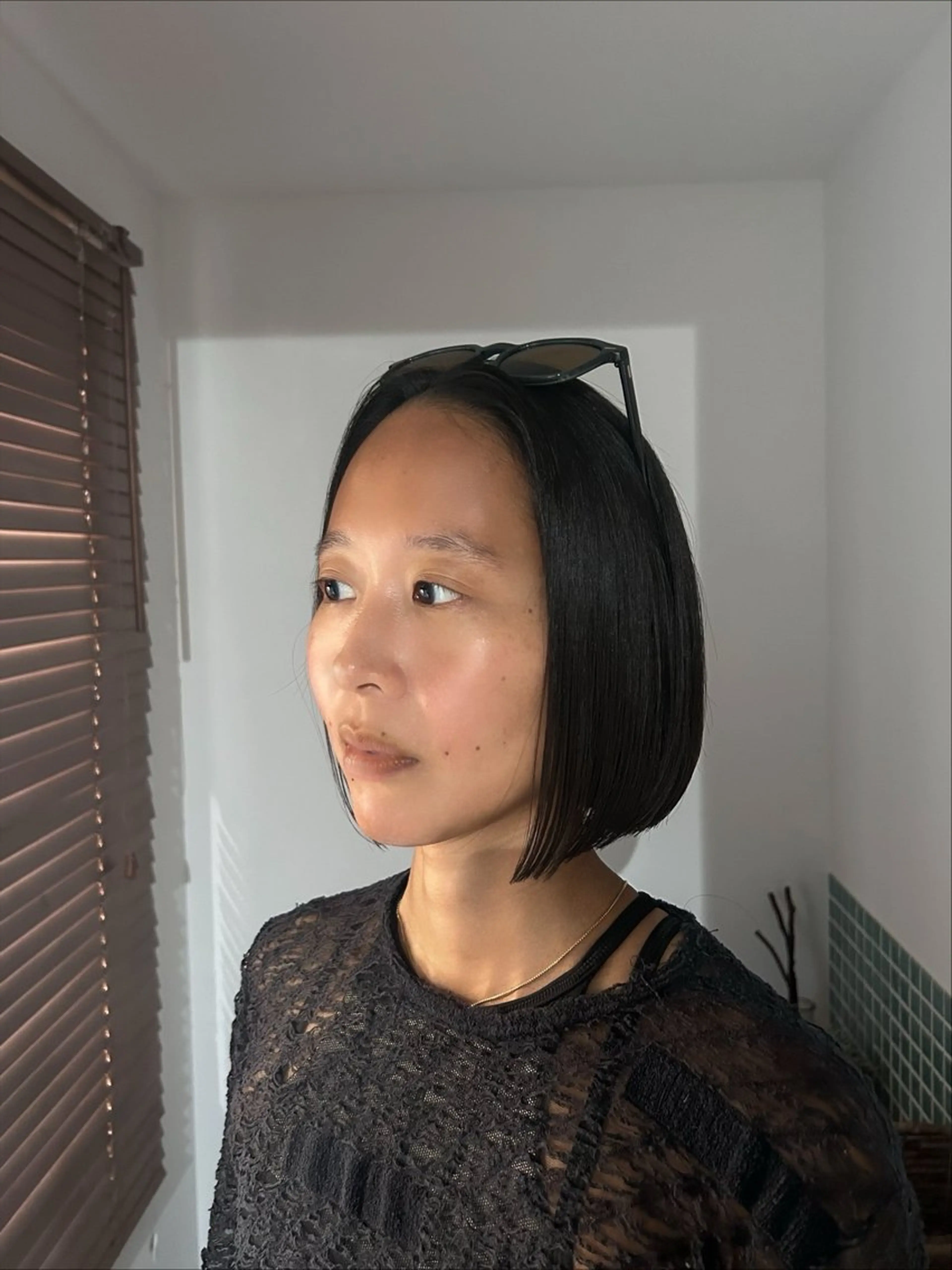 カット 岡田 知佳のヘアスタイル