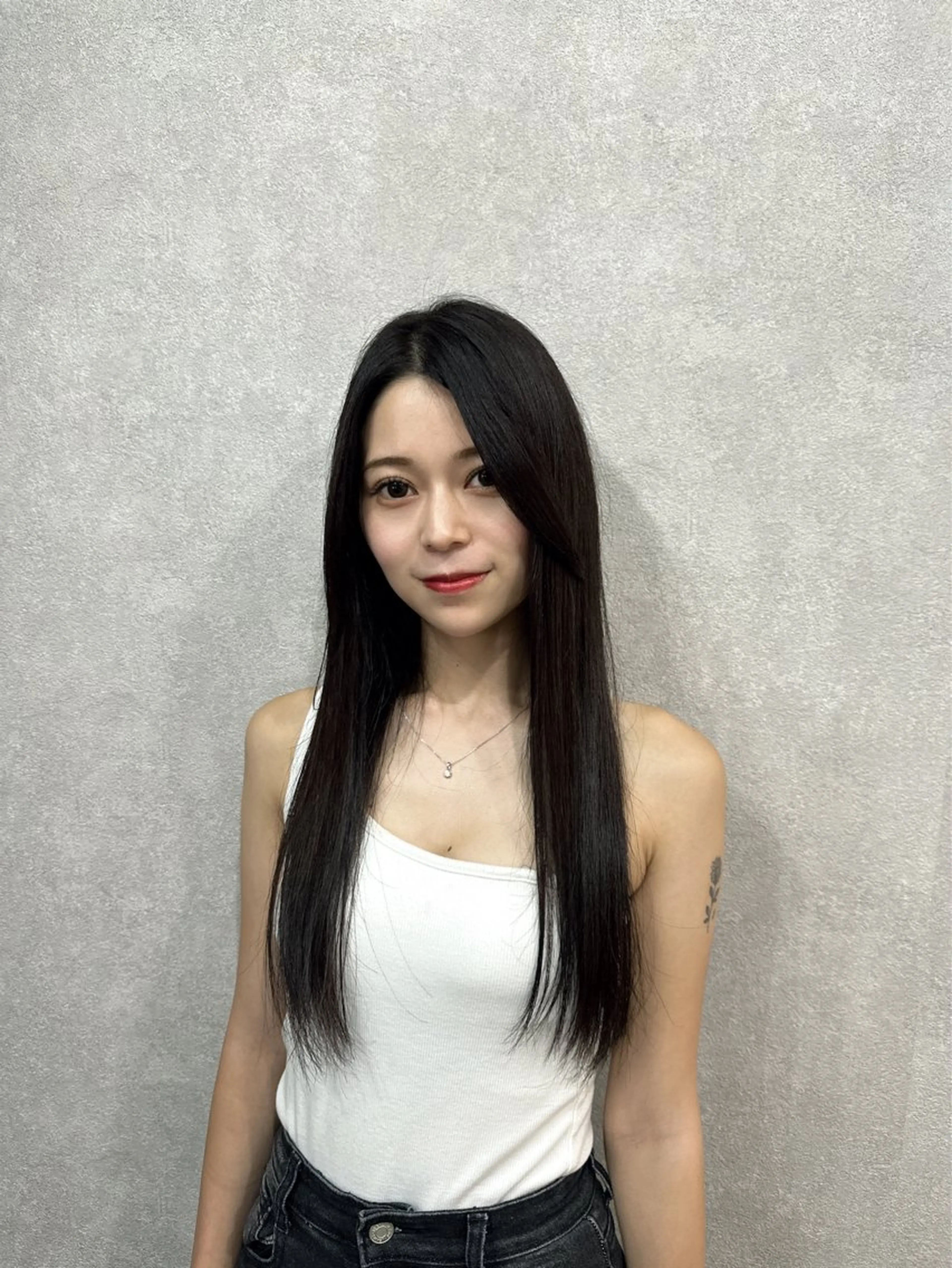 ロング カラー パーマ ヘアアレンジ メンズ キッズ メンズブリーチ メンズ韓国風 メンズウルフカット ベージュカラー 黒髪 🌈髪質改善TR 艶カラーユウダイ🌈のヘアスタイル