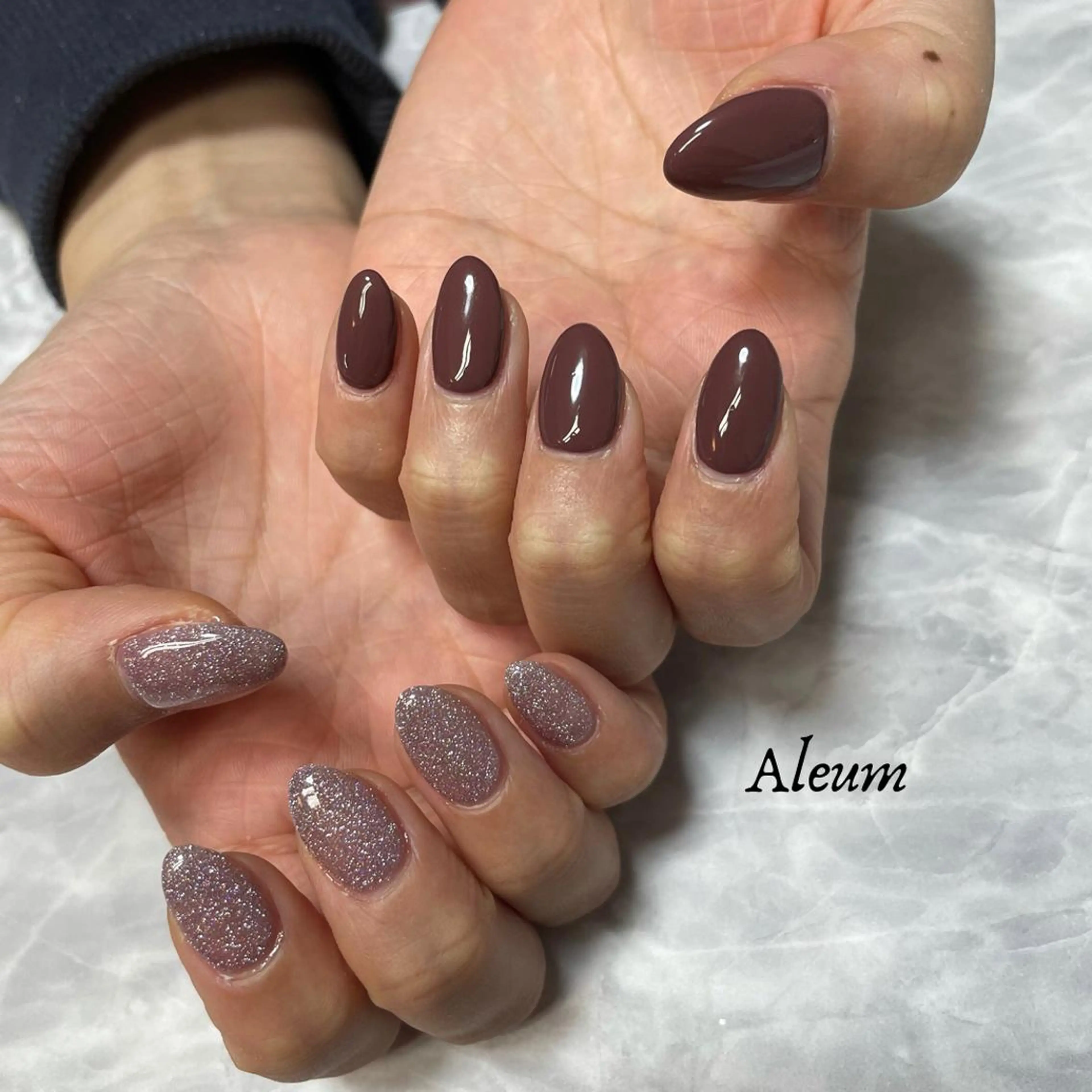 ネイル フラッシュネイル ハンドネイル Aleum所属・Nail Salon Aleumのネイルデザイン