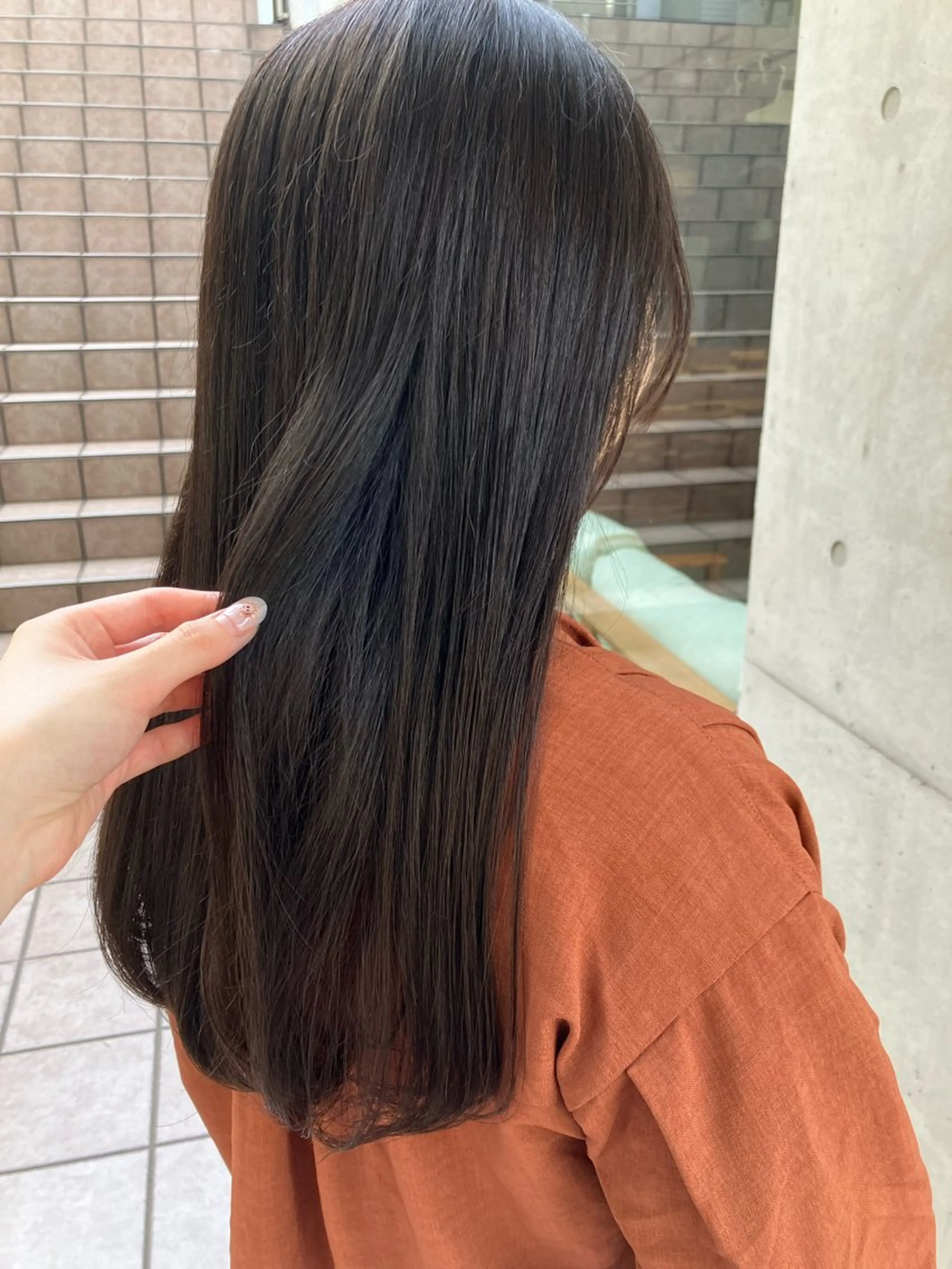 ロング カラー カット ヘアカラー トリートメント ニュアンスカラー／ メンズ🌙久住綾香のヘアスタイル