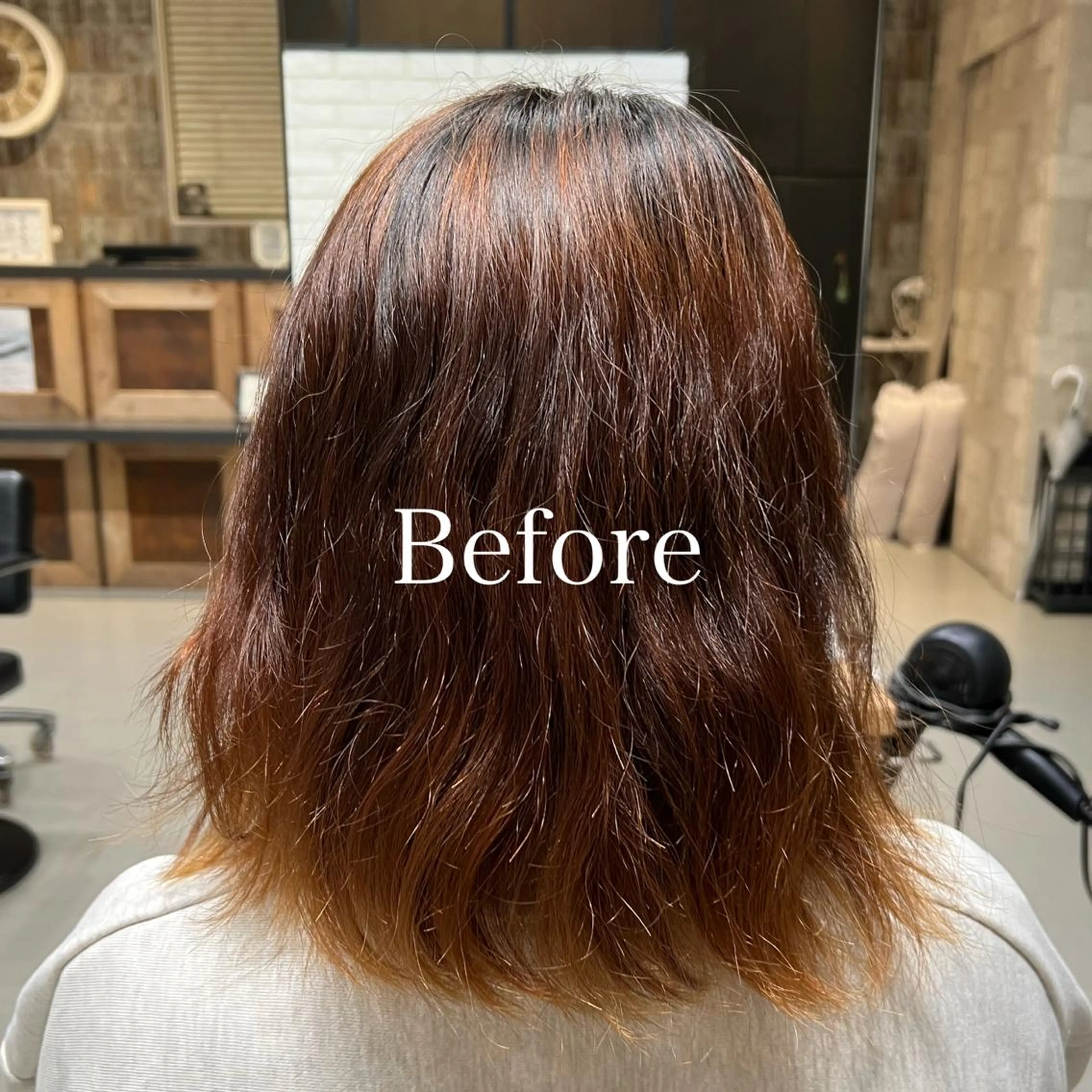 ミディアム カラー ベージュカラー ミルクティーベージュ レディースヘア💫 加藤たいが🐯のヘアスタイル