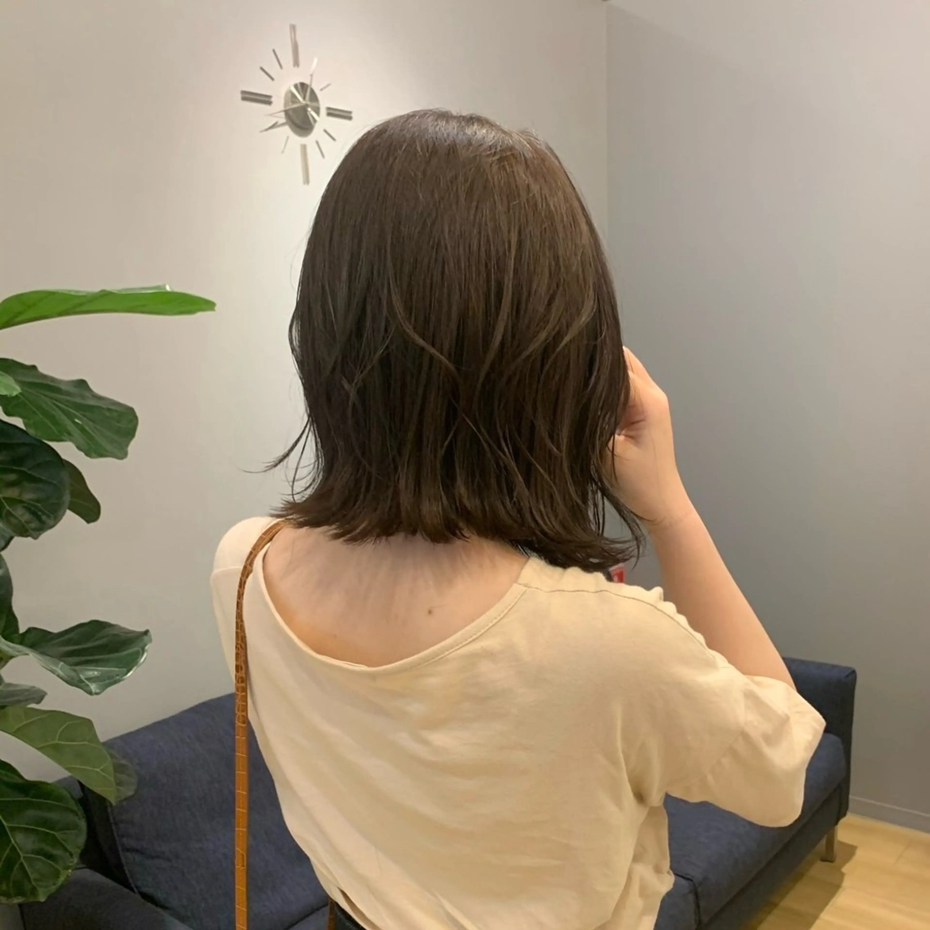 ミディアム 暖色/ボブ/吉岡美音 GIEN NU茶屋町のヘアスタイル