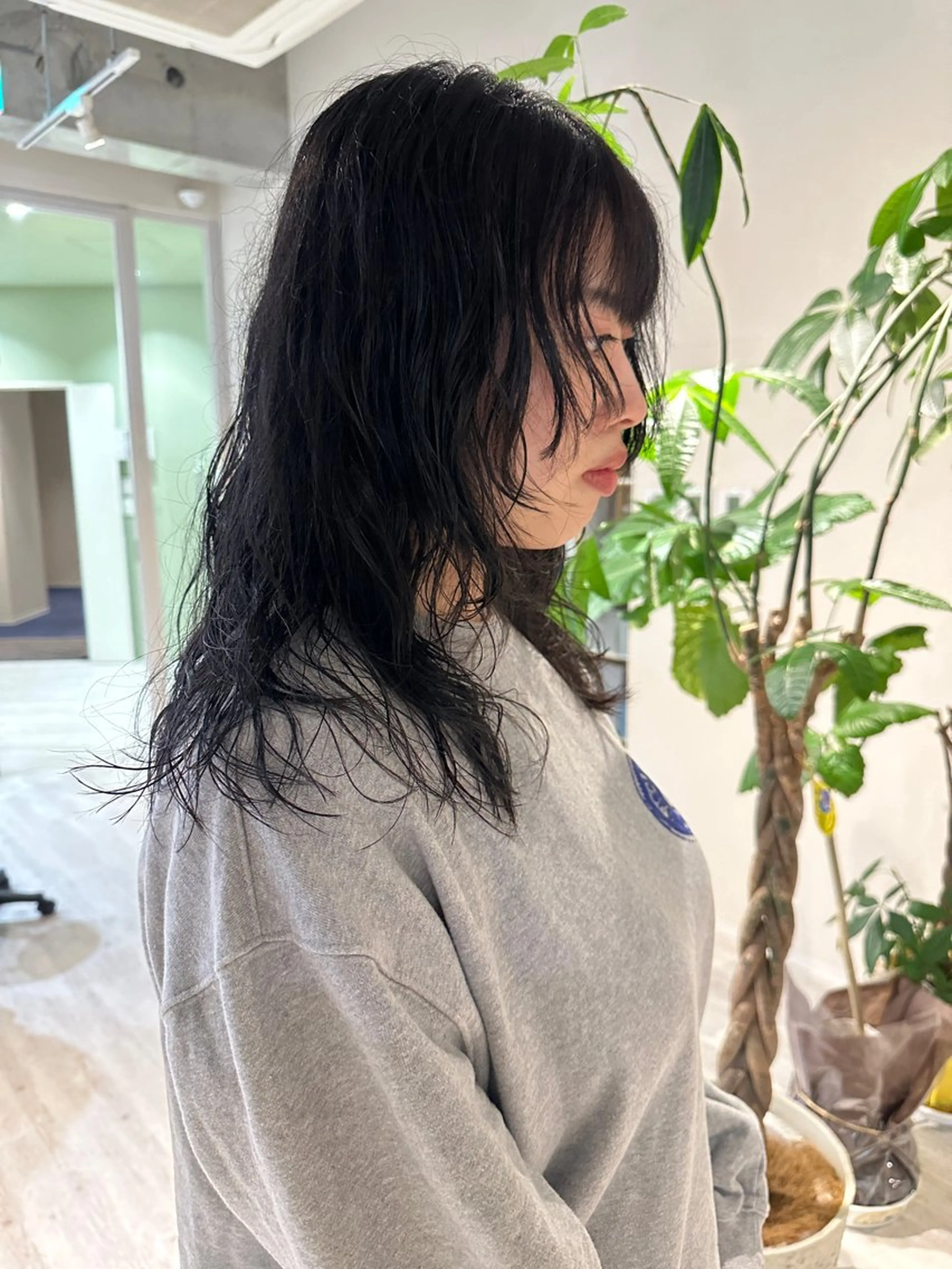 ロング パーマ シェアサロンコネクト所属・Chiho/ 博多/パーマ/ボブのヘアスタイル