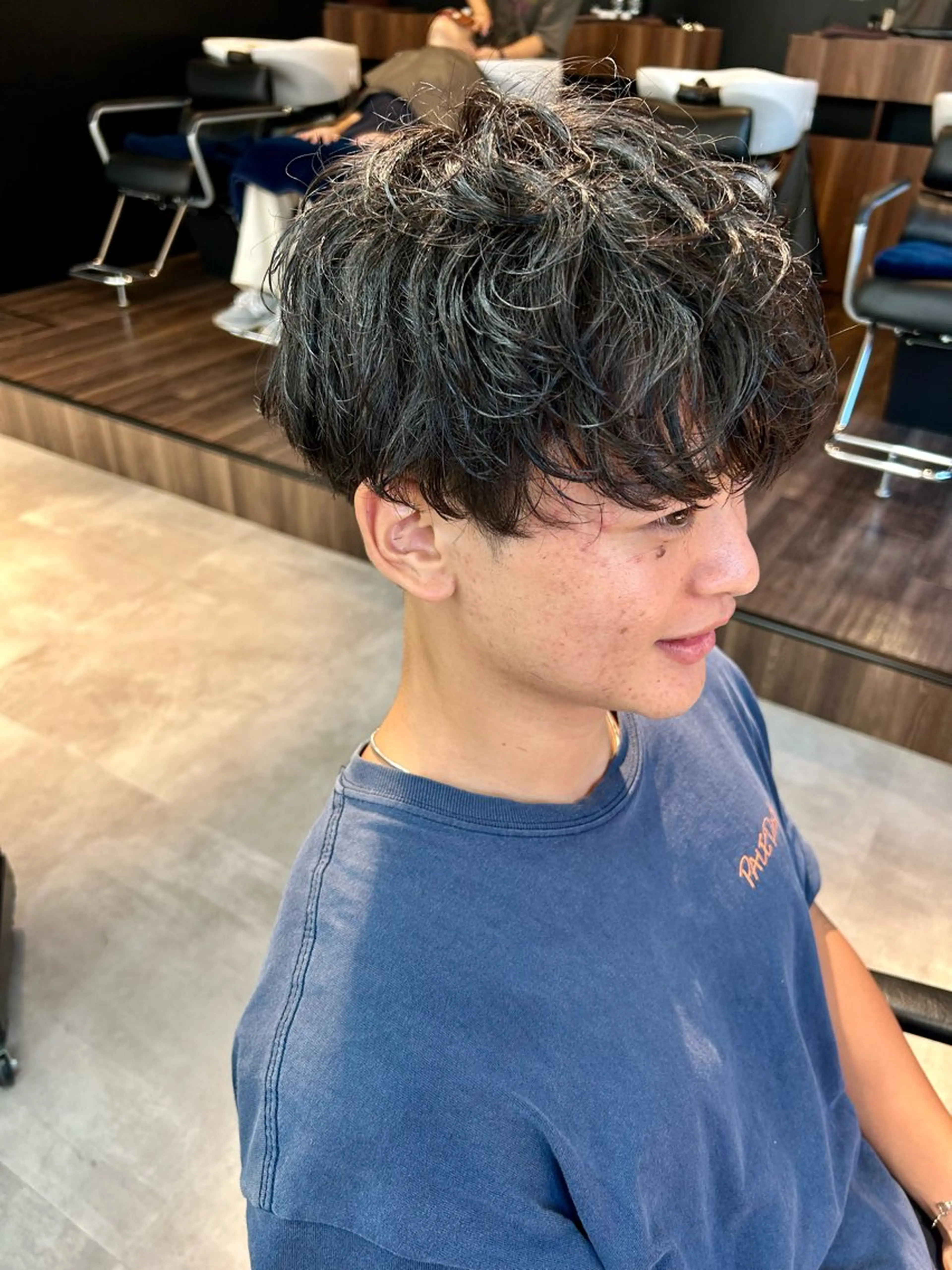 パーマ メンズ メンズパーマ カット パーマ トリートメント 千葉 シャドウパーマ ニュアンスパーマ 関のヘアスタイル