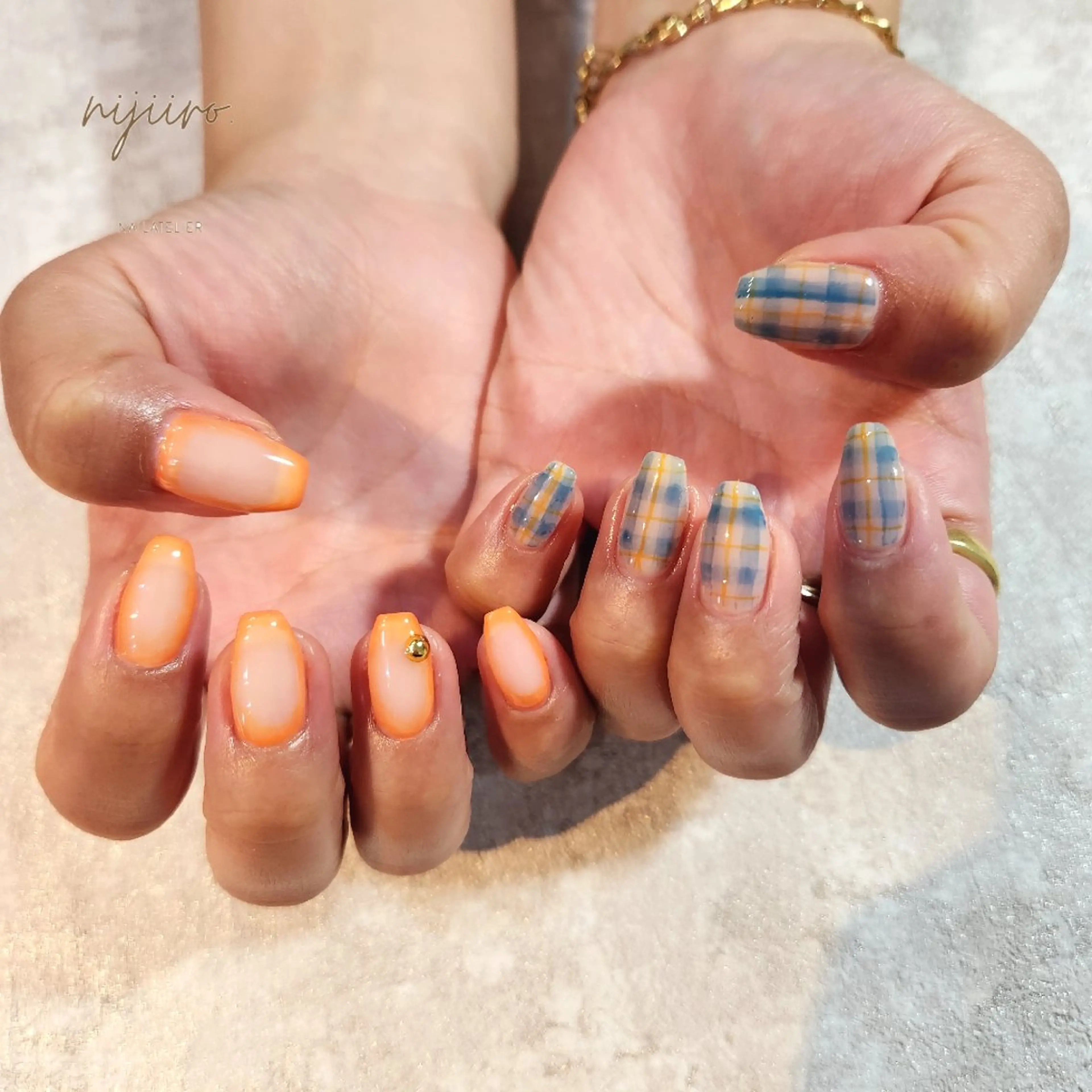 ネイル ハンドネイル nailatelier nijiiro.所属・nijiiro🌈 サトウのネイルデザイン