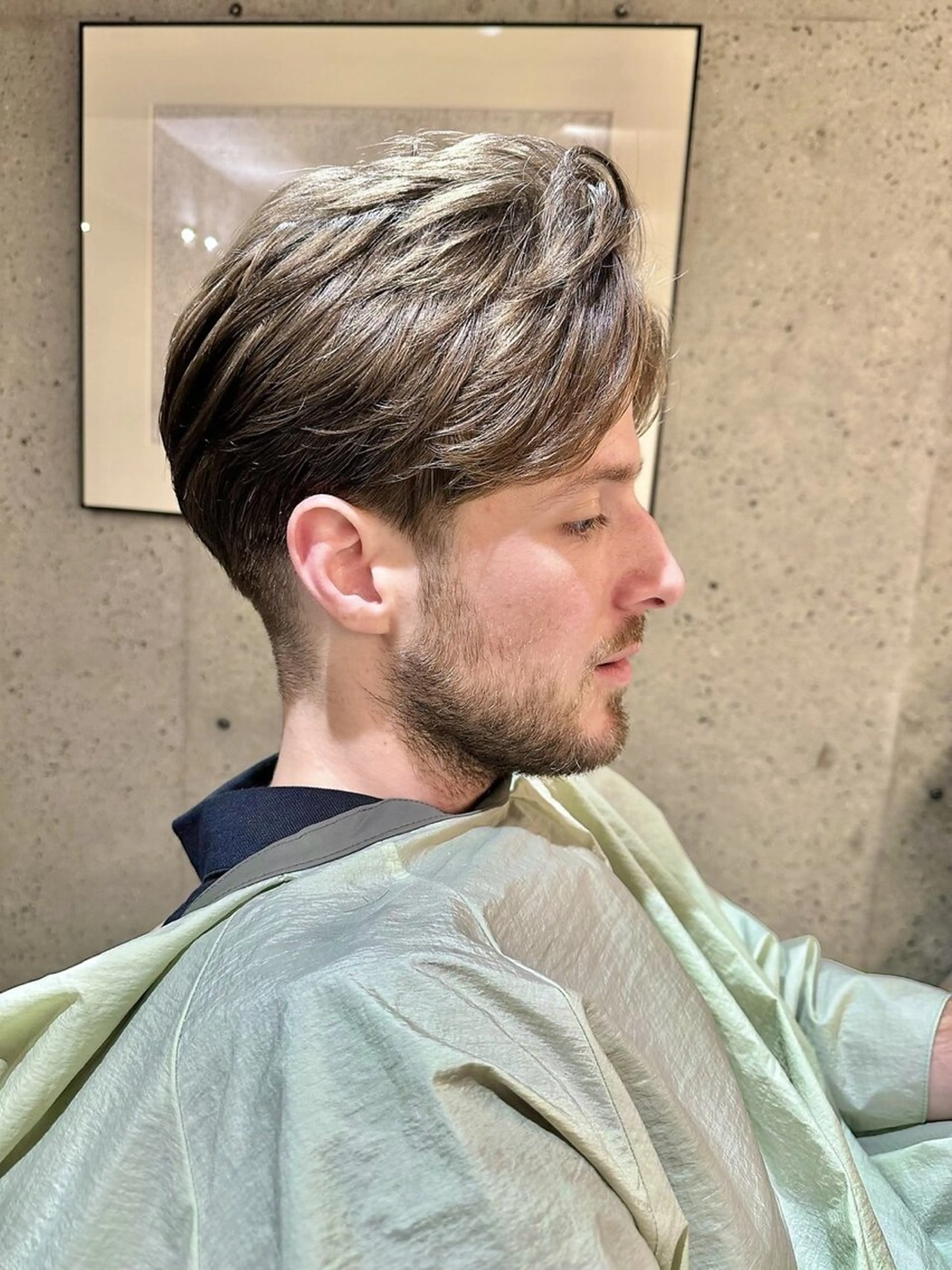 ショート パーマ メンズ カット ヘアカラー トリートメント メンズサロン FLICK所属・メンズサロン FLICKのヘアスタイル
