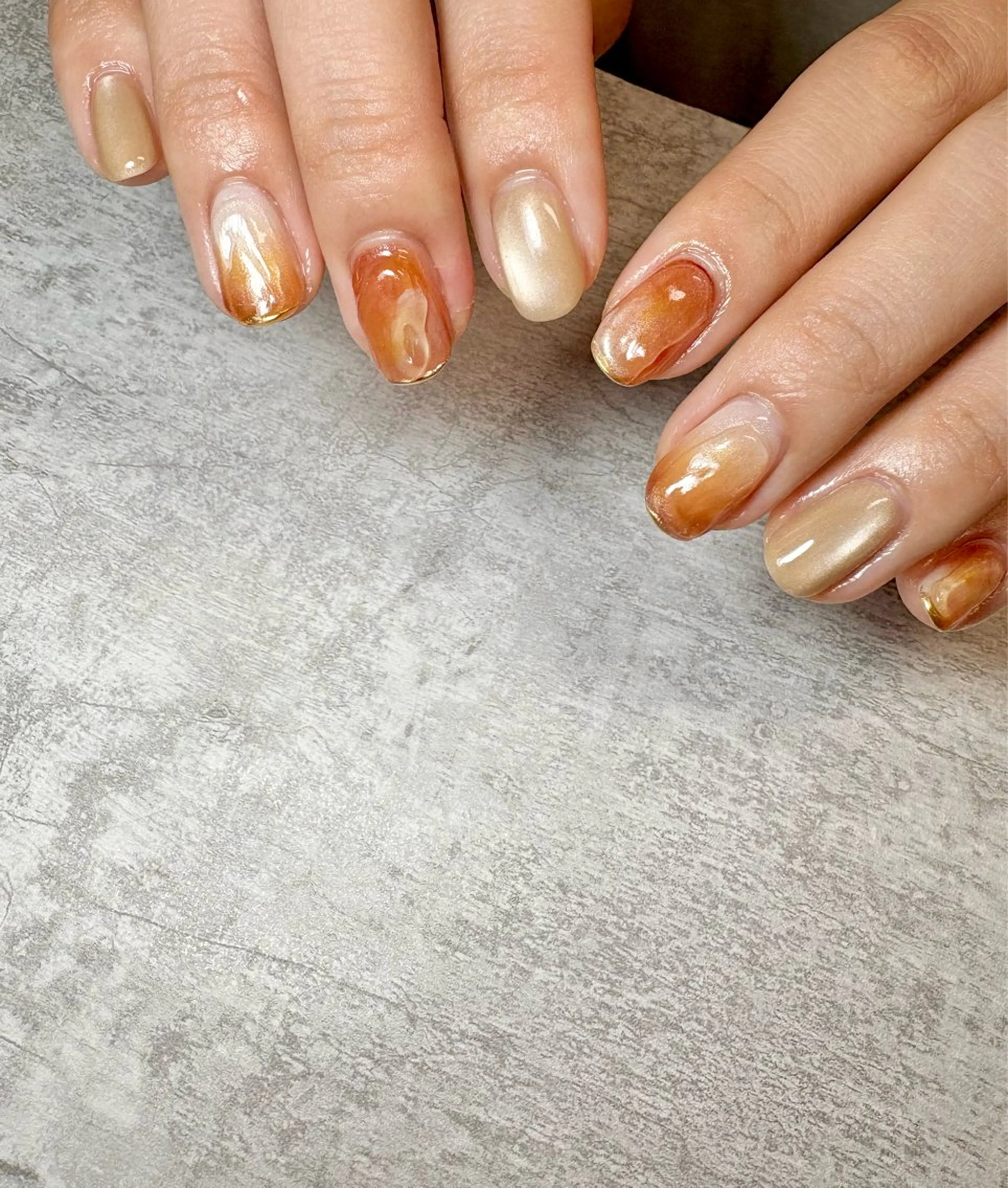 ネイル アートネイル クリアネイル 持ち込み ニュアンスネイル ぷっくりネイル BEAUTY GARDEN 【nail salon unseul】所属・nana .のネイルデザイン