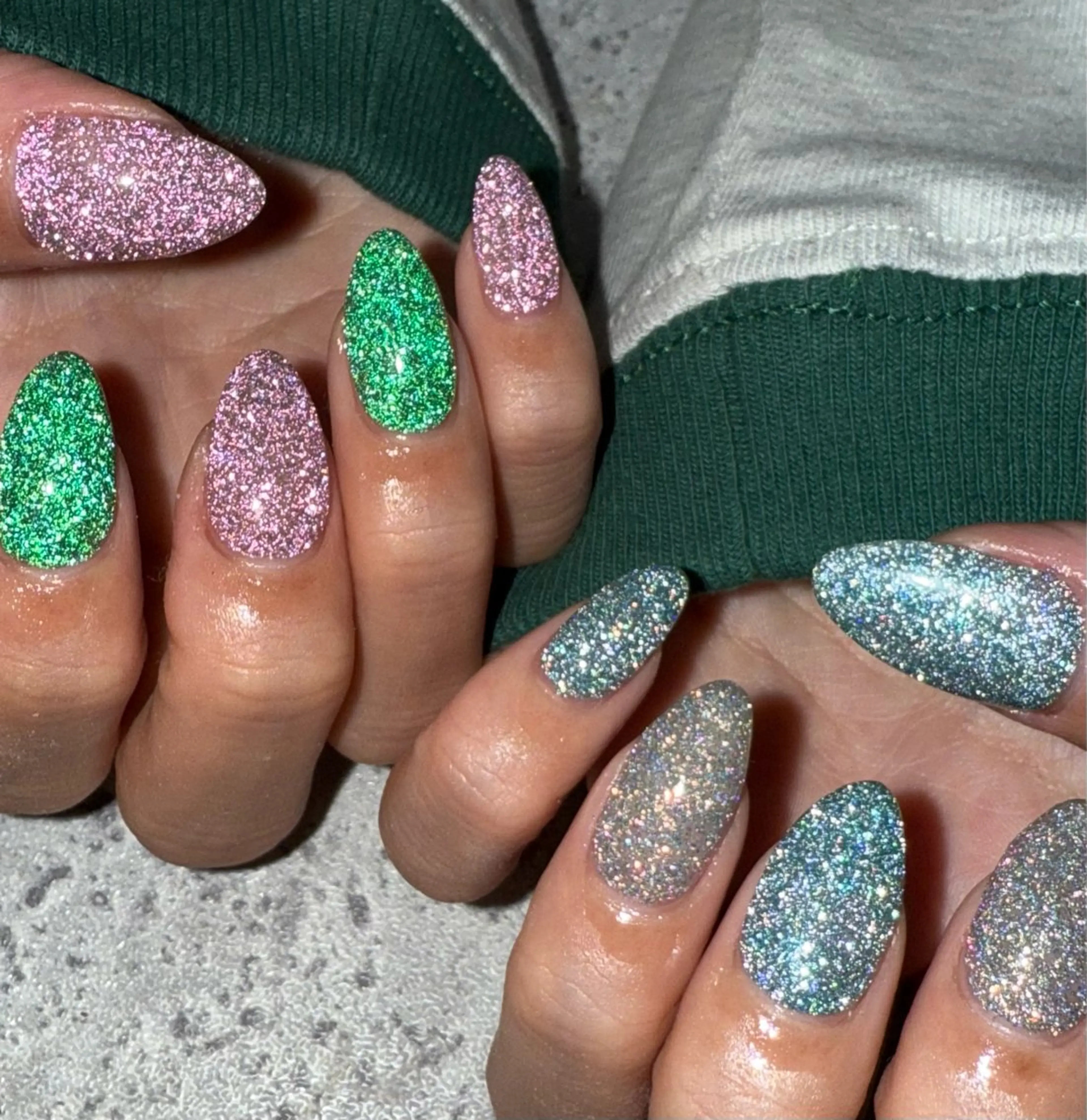 ジェルネイル：ご新規様フラッシュワンカラーネイル(オフ込み)¥5800→¥5100✨の写真