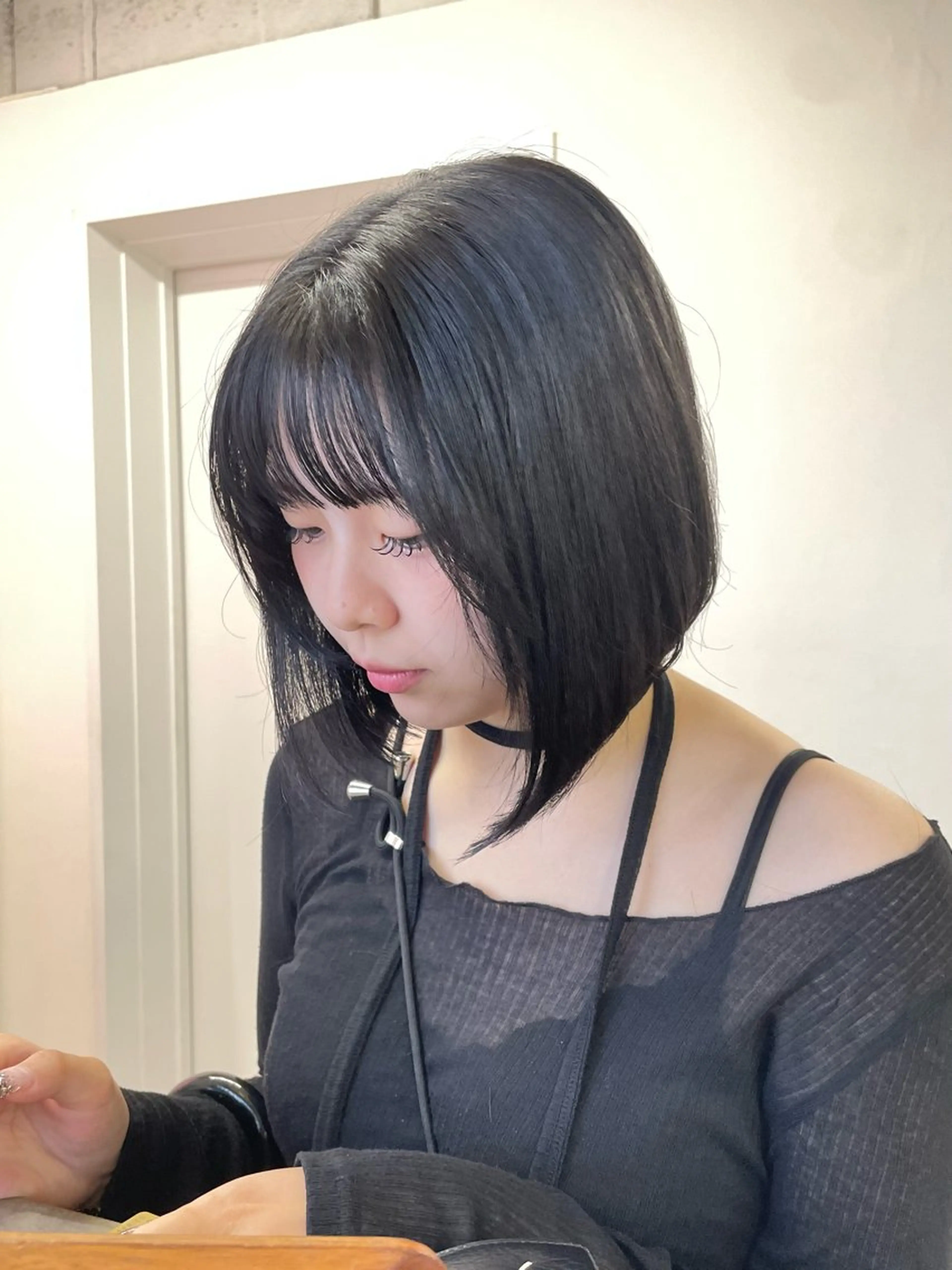 ミディアム カラー marshu梅田所属・Hana ♡ marshu梅田のヘアスタイル