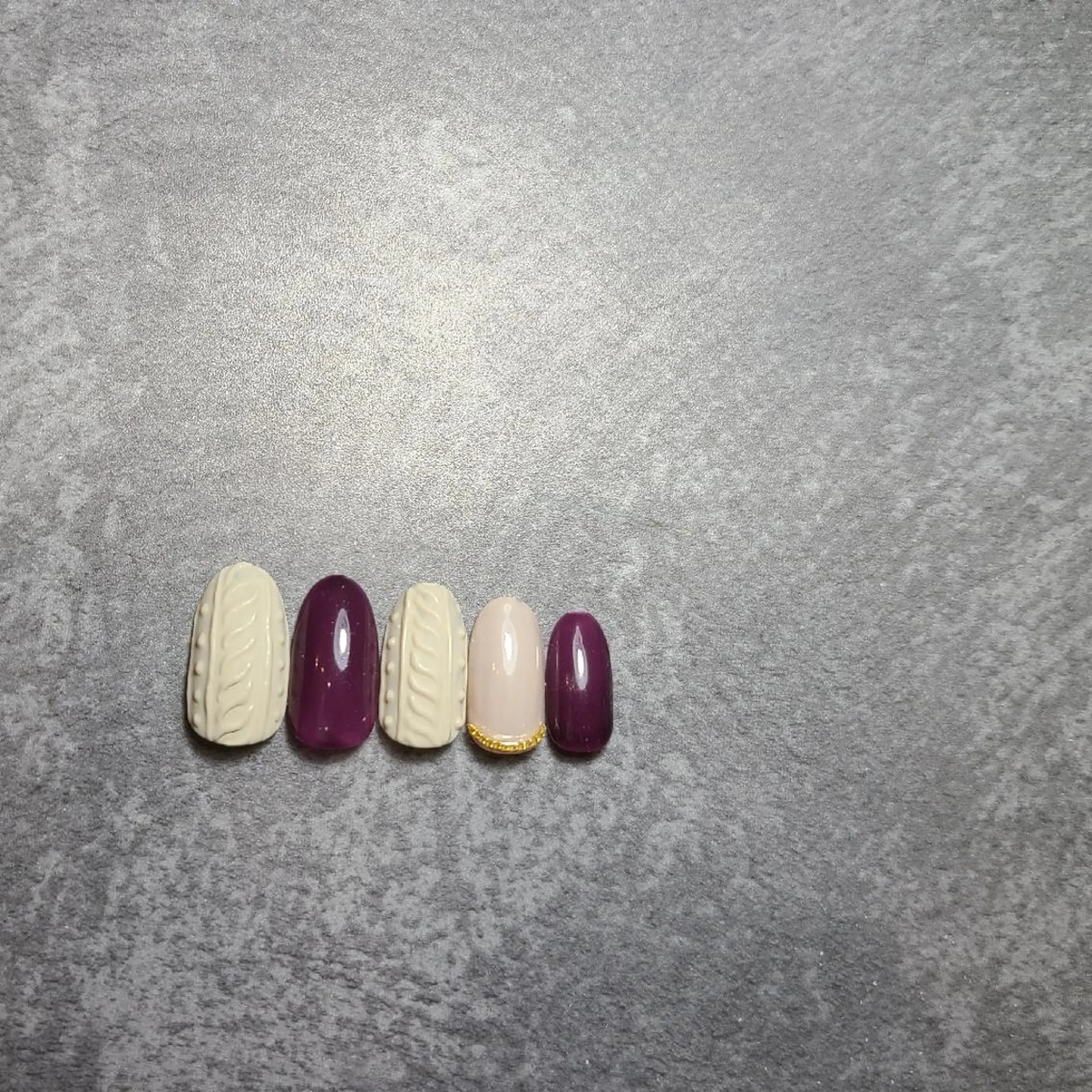 ネイル マットネイル ハンドネイル NOGUCHI  KANAのネイルデザイン