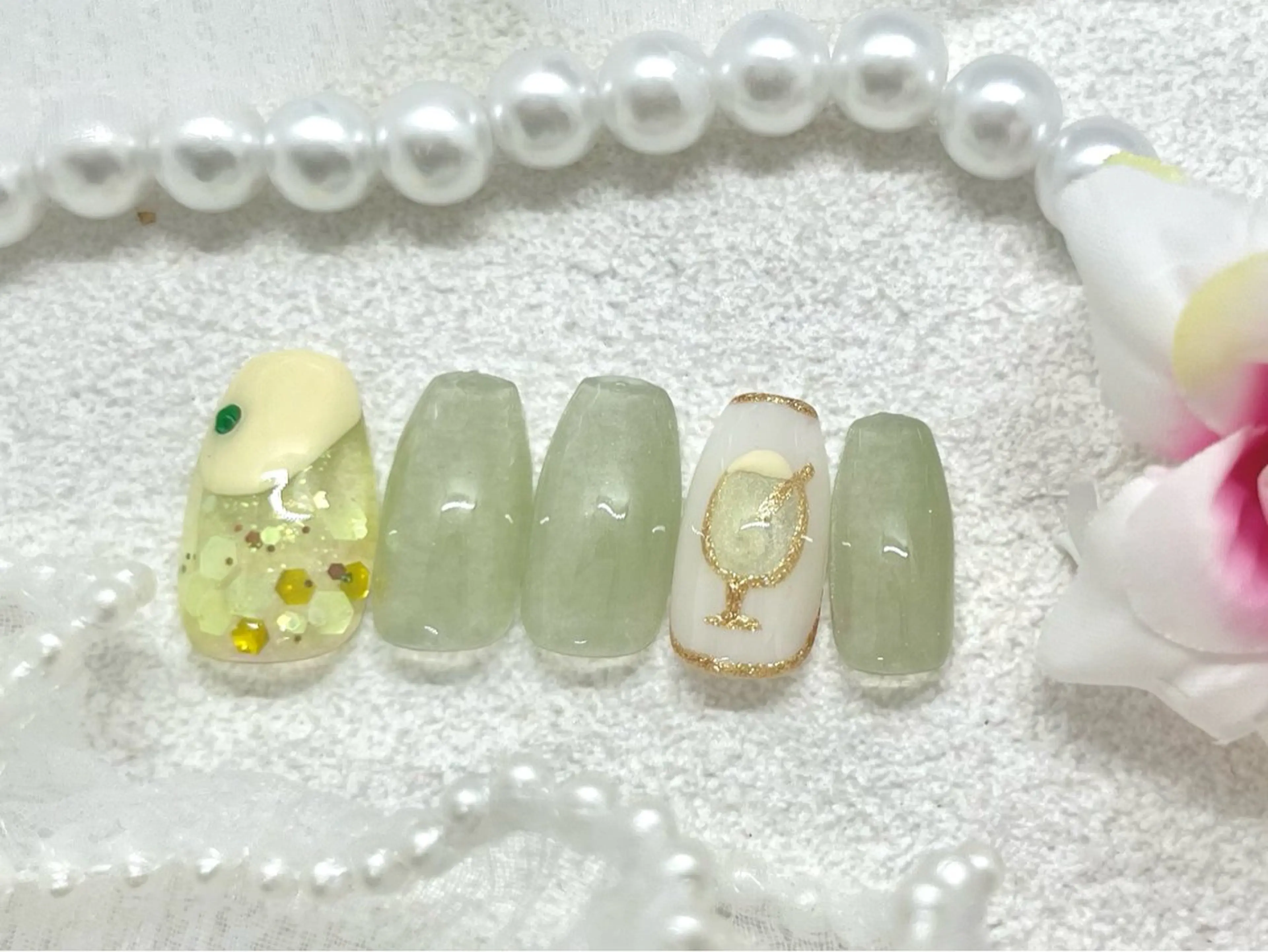 ネイル ハンドネイル RIKA@salon newsproutのネイルデザイン