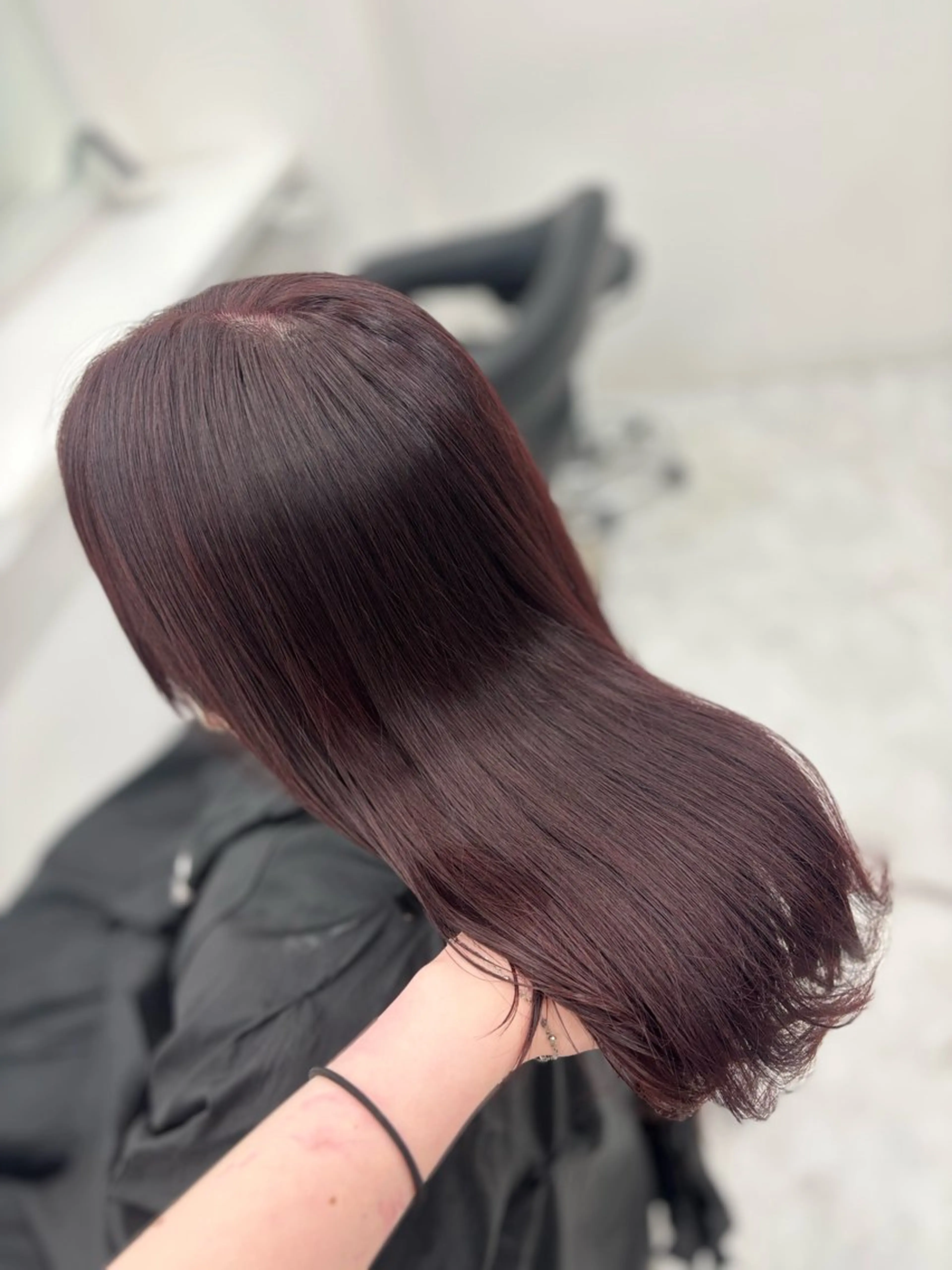 セミロング カラー ヘアカラー 🤍レイヤー/顔周り 暖色hirari🤍のヘアスタイル