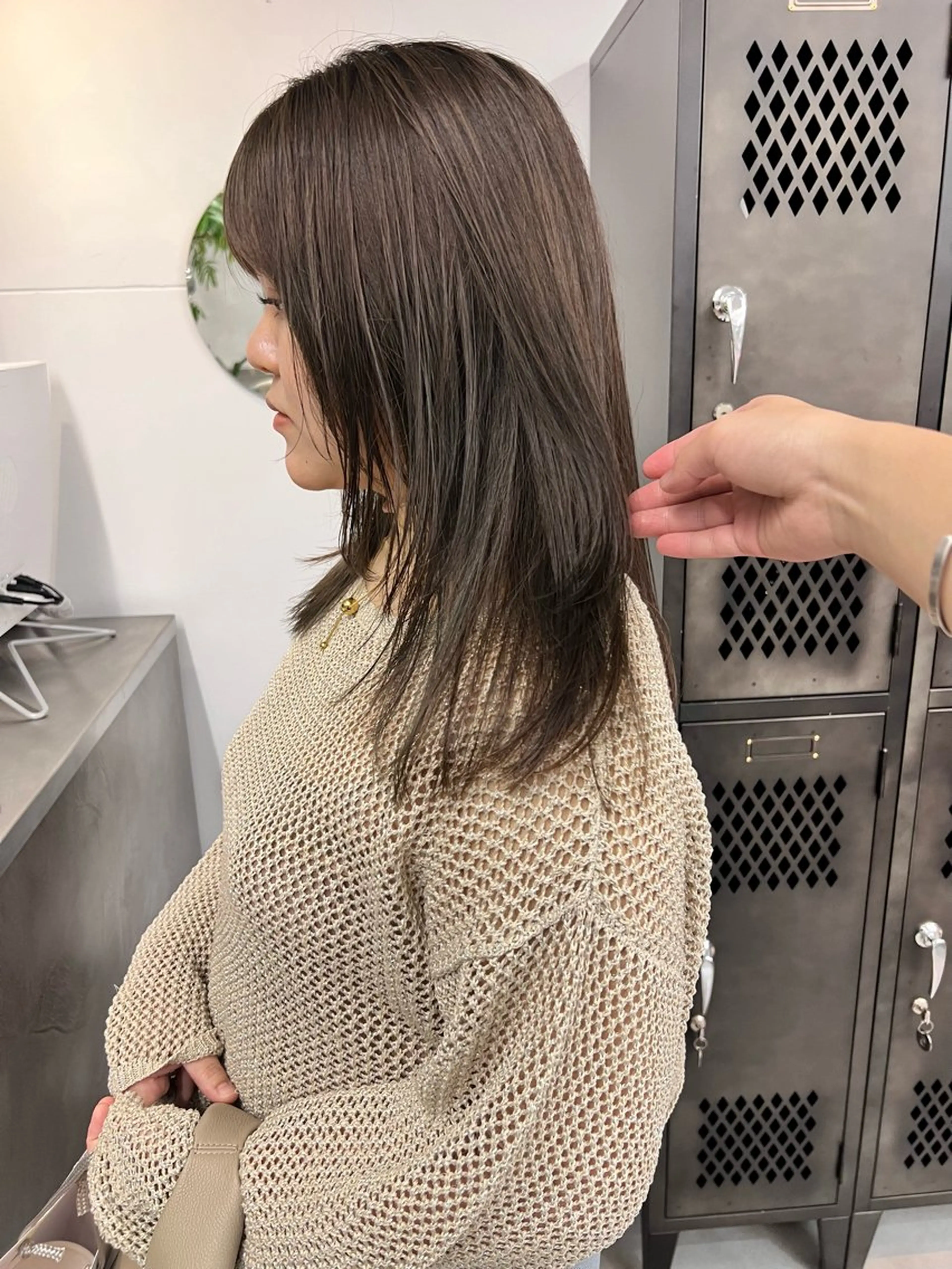 セミロング カラー カット ヘアカラー トリートメント 樫原裕二 /柔らかいカラーのヘアスタイル