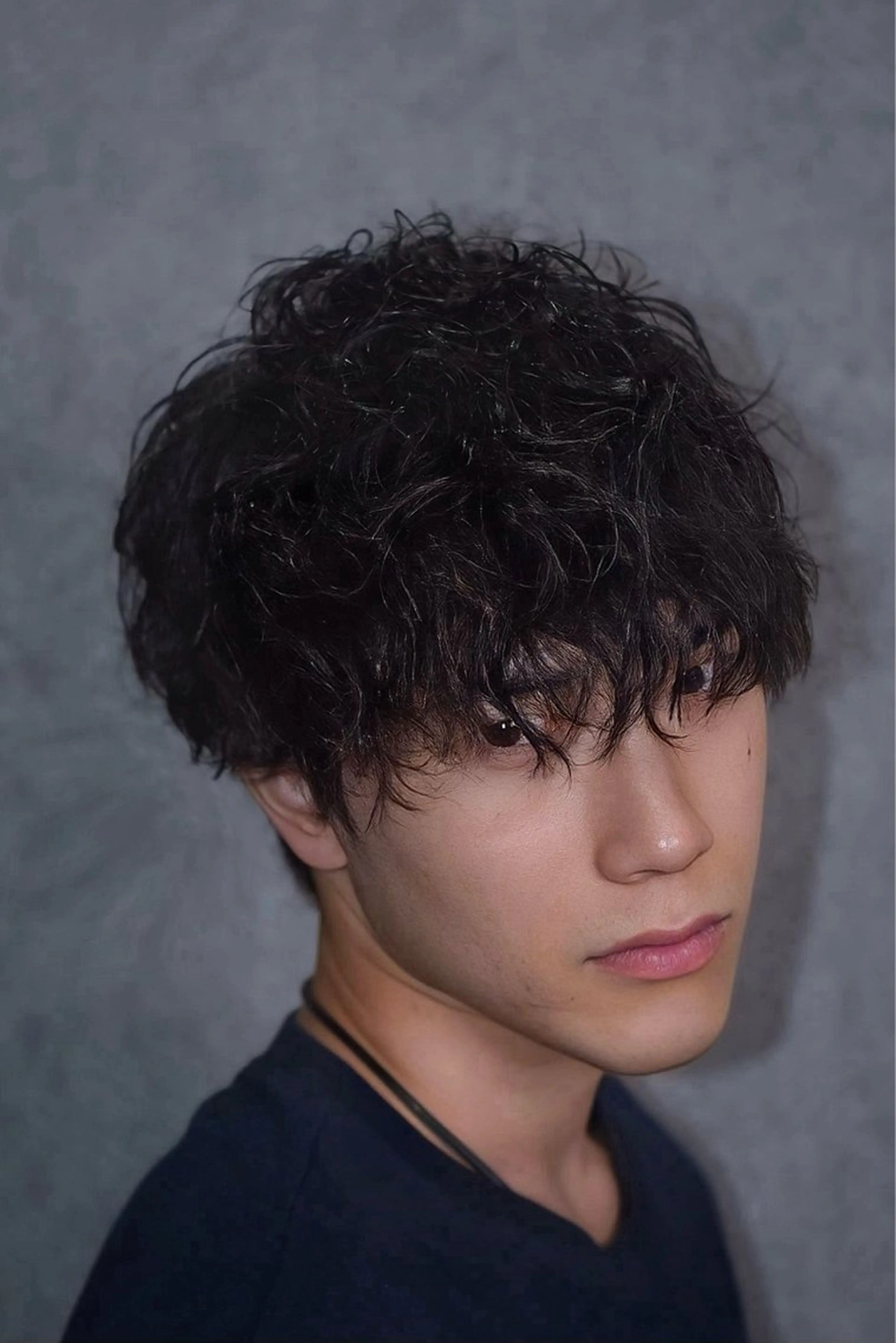 ミディアム カット パーマ KEI SUKE∞のヘアスタイル