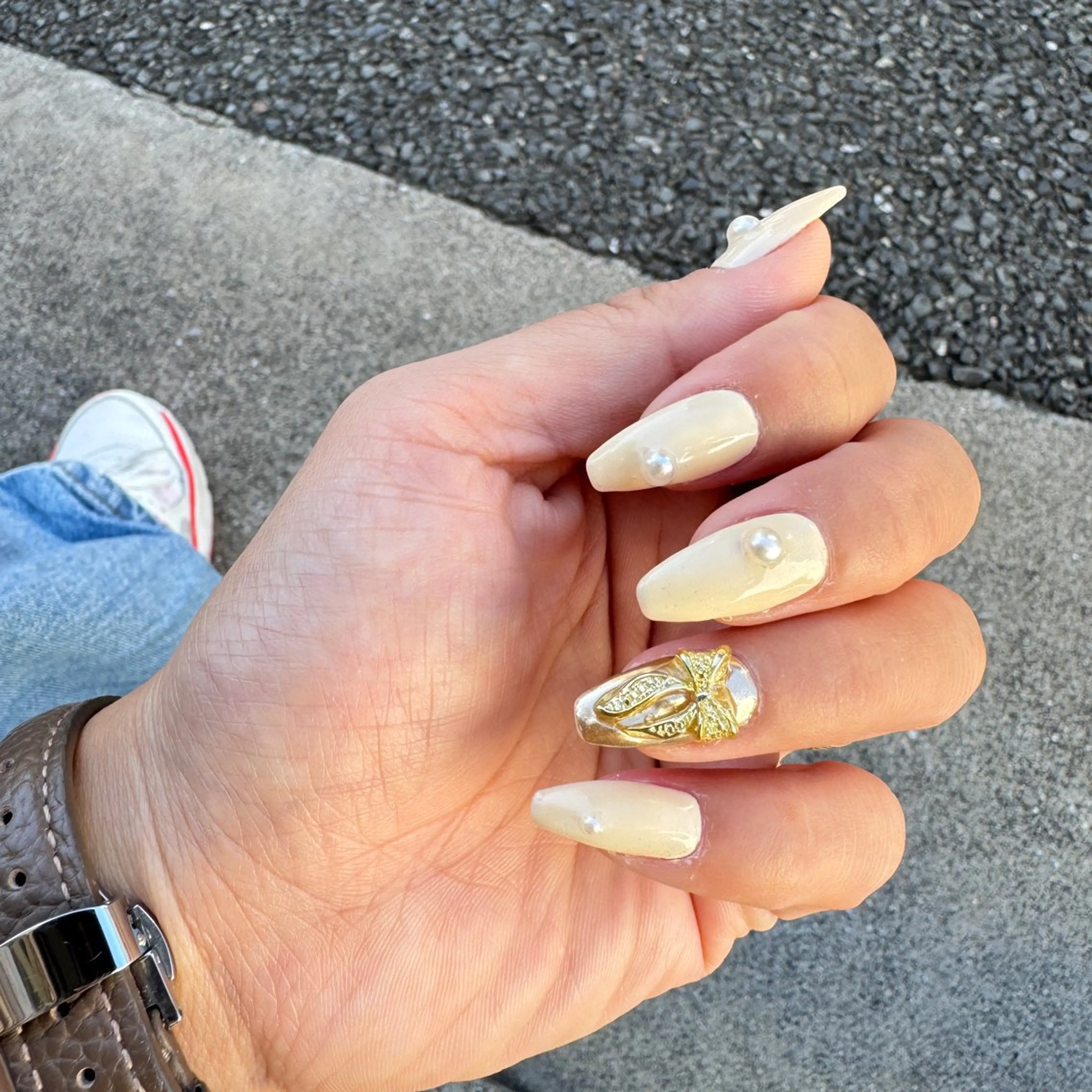 ネイル ミラーネイル ワンカラーネイル ハンドネイル Girasol YUKIのネイルデザイン