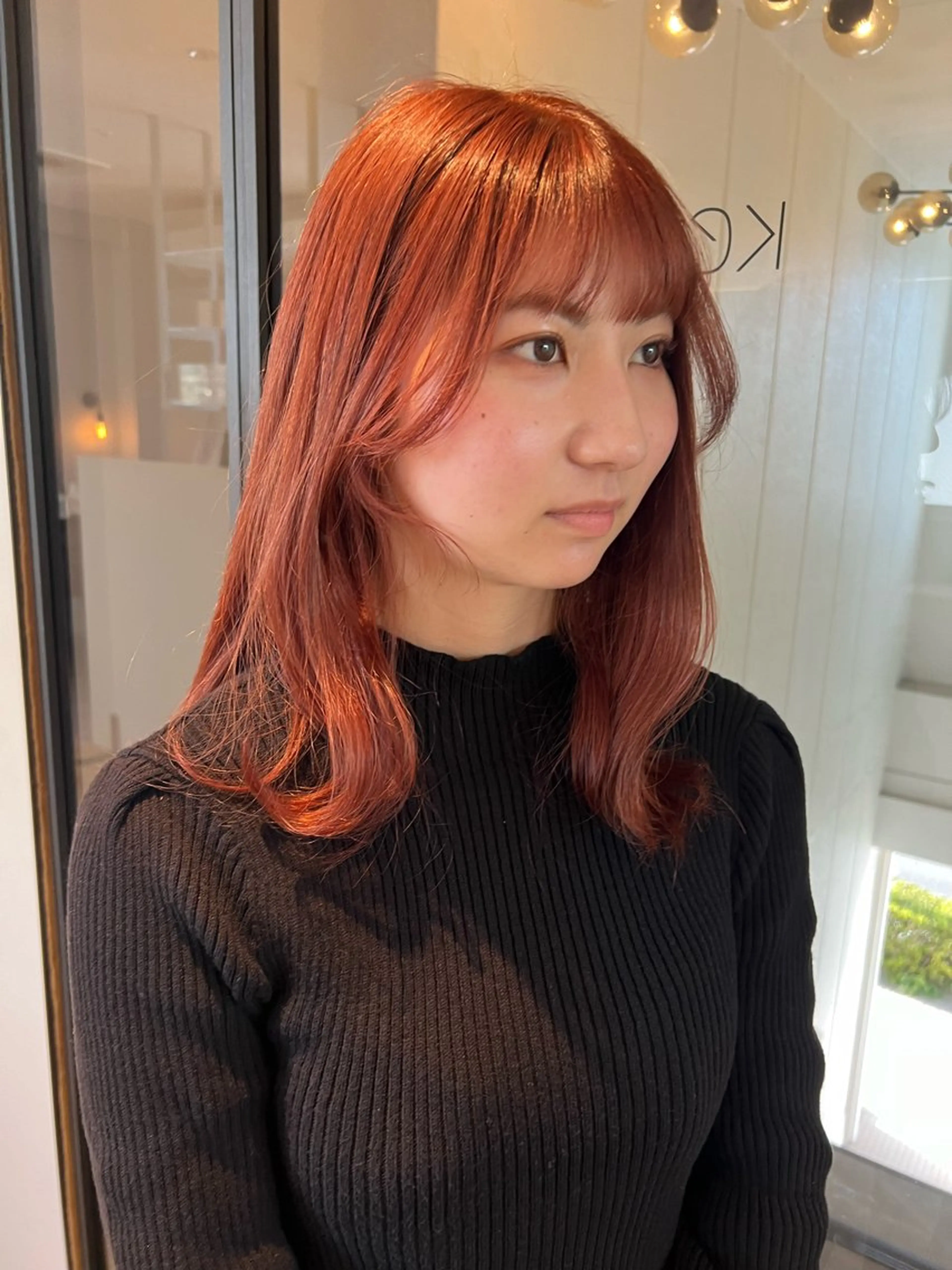 ミディアム カラー ヘアカラー HARA KOTONEのヘアスタイル