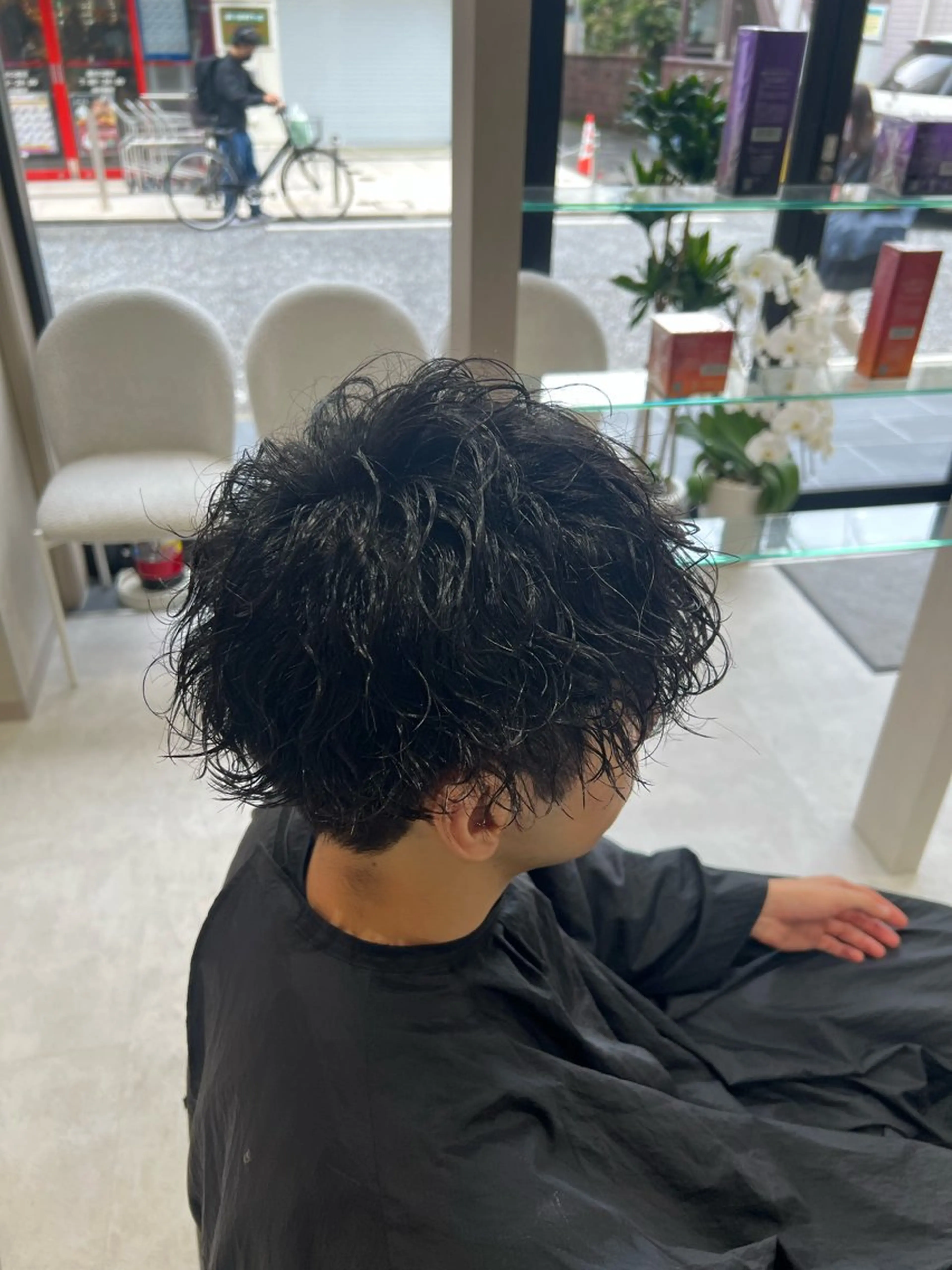 パーマ メンズ カット パーマ SENA 再現性 パーマと縮毛矯正のヘアスタイル