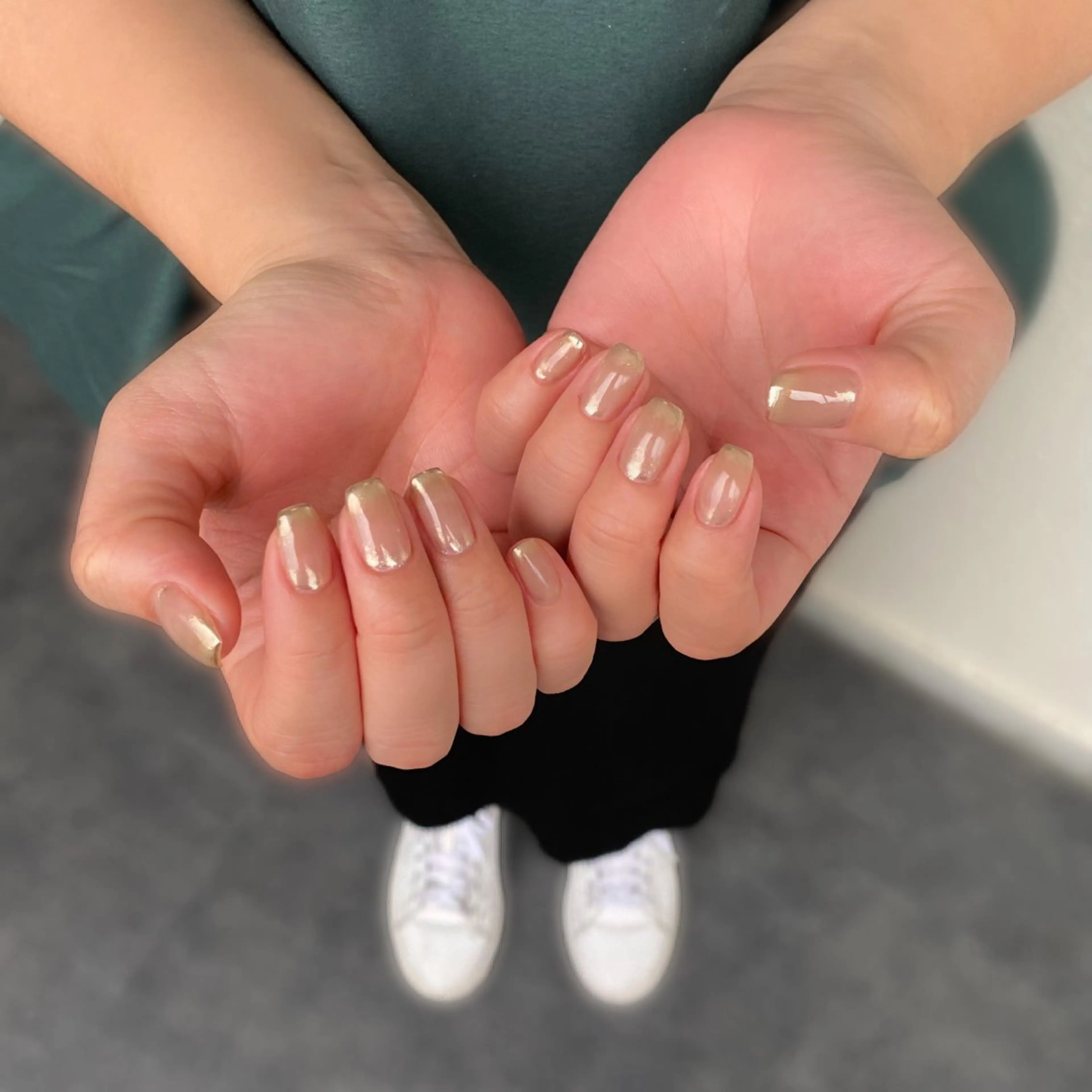 ネイル ミラーネイル ニュアンスネイル ハンドネイル &.nail/ ニュアンス/持込み可のネイルデザイン