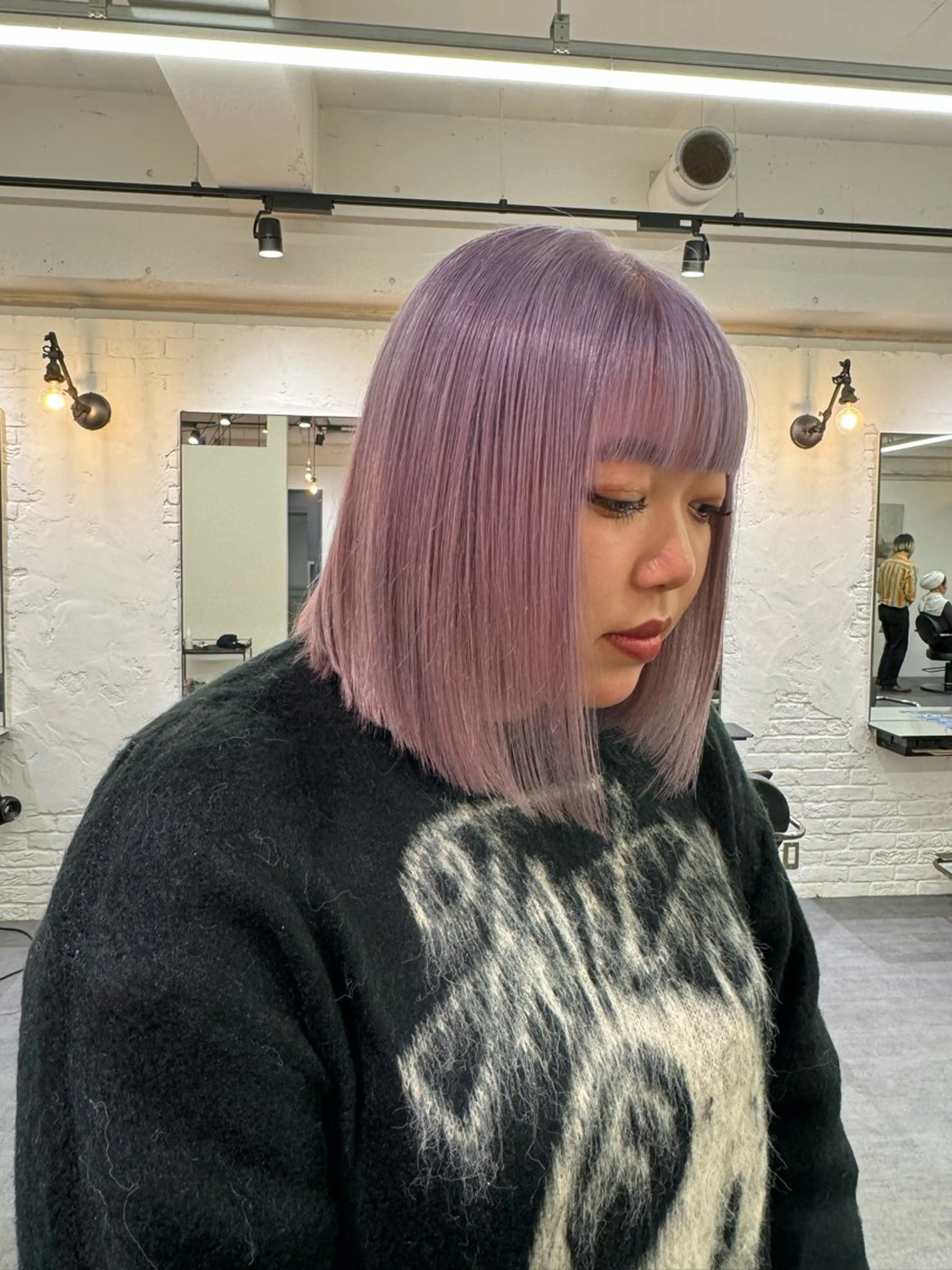 ミディアム 赤み無し柔らかカラー 【梅田】madokaのヘアスタイル