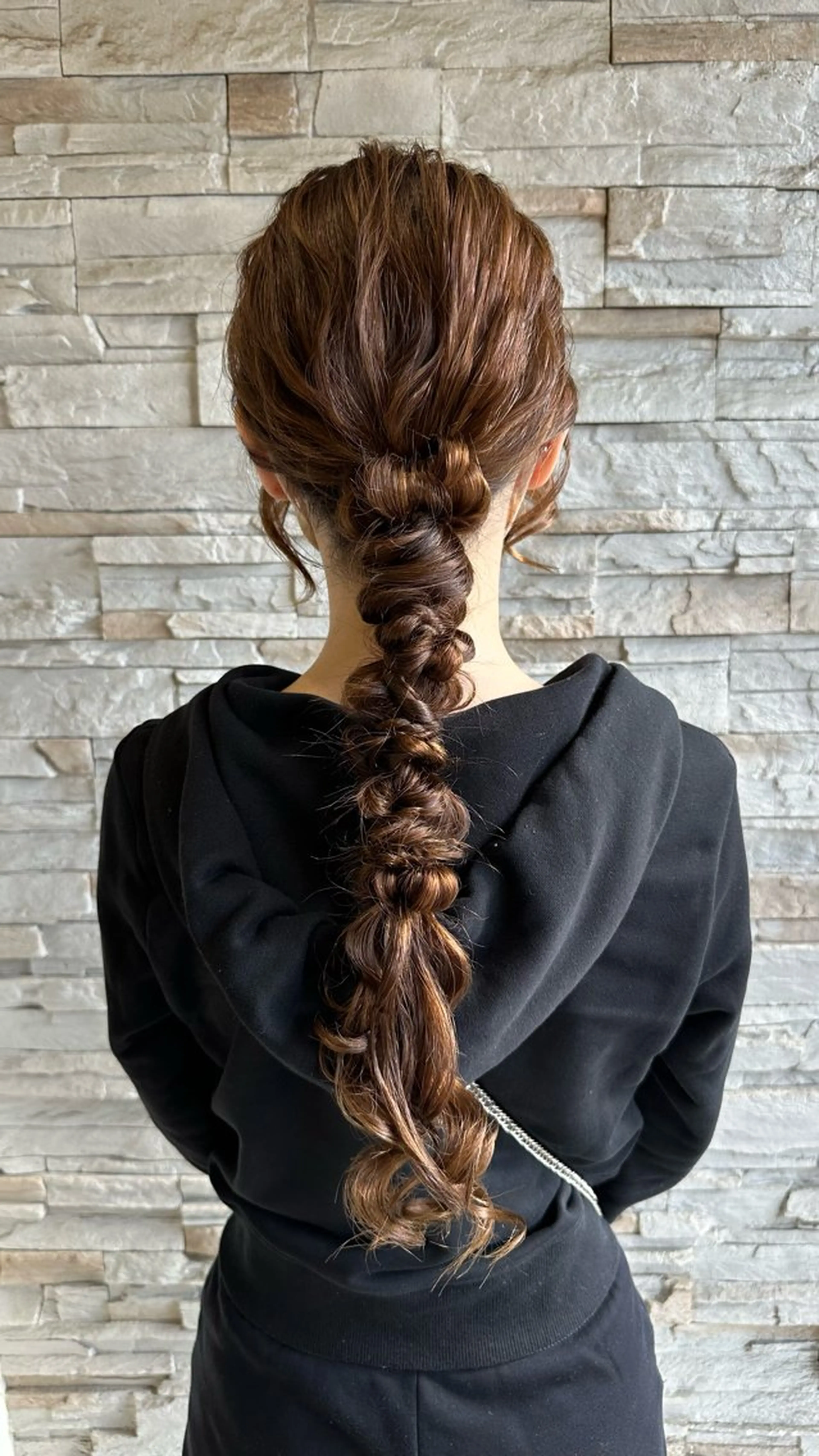 ヘアアレンジ ヘアセット 艶髪/ブリーチなし Wカラー🌺yuiのヘアスタイル